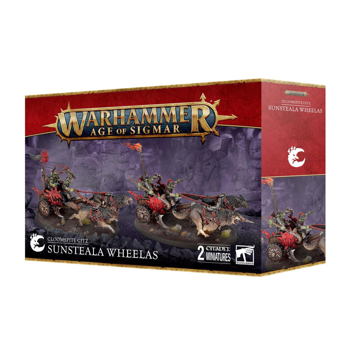 Warhammer Age of Sigmar - Gloomspite Gitz: Sunsteala Wheelas - The Feisty Goblin Gamehouse -
