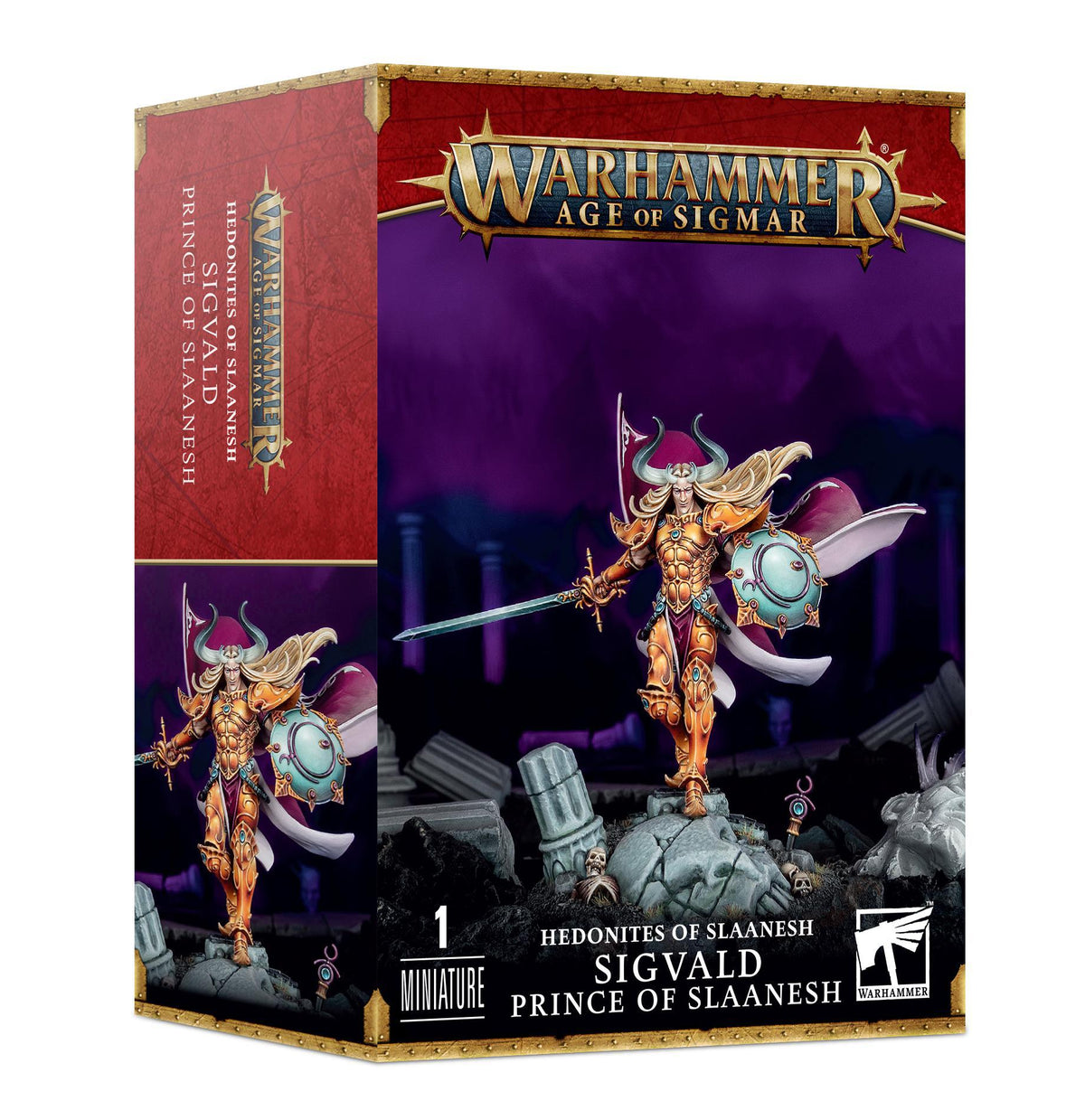 Warhammer Age of Sigmar - Hedonites of Slaanesh: Sigvald Prince of Slaanesh - The Feisty Goblin Gamehouse -