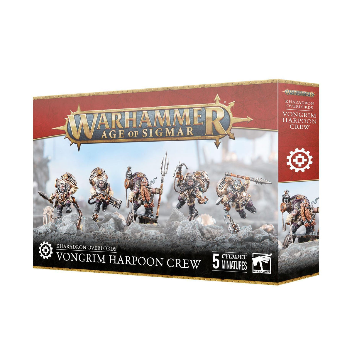 Warhammer Age of Sigmar - Kharadron Overlords: Vongrim Harpoon Crew - The Feisty Goblin Gamehouse -