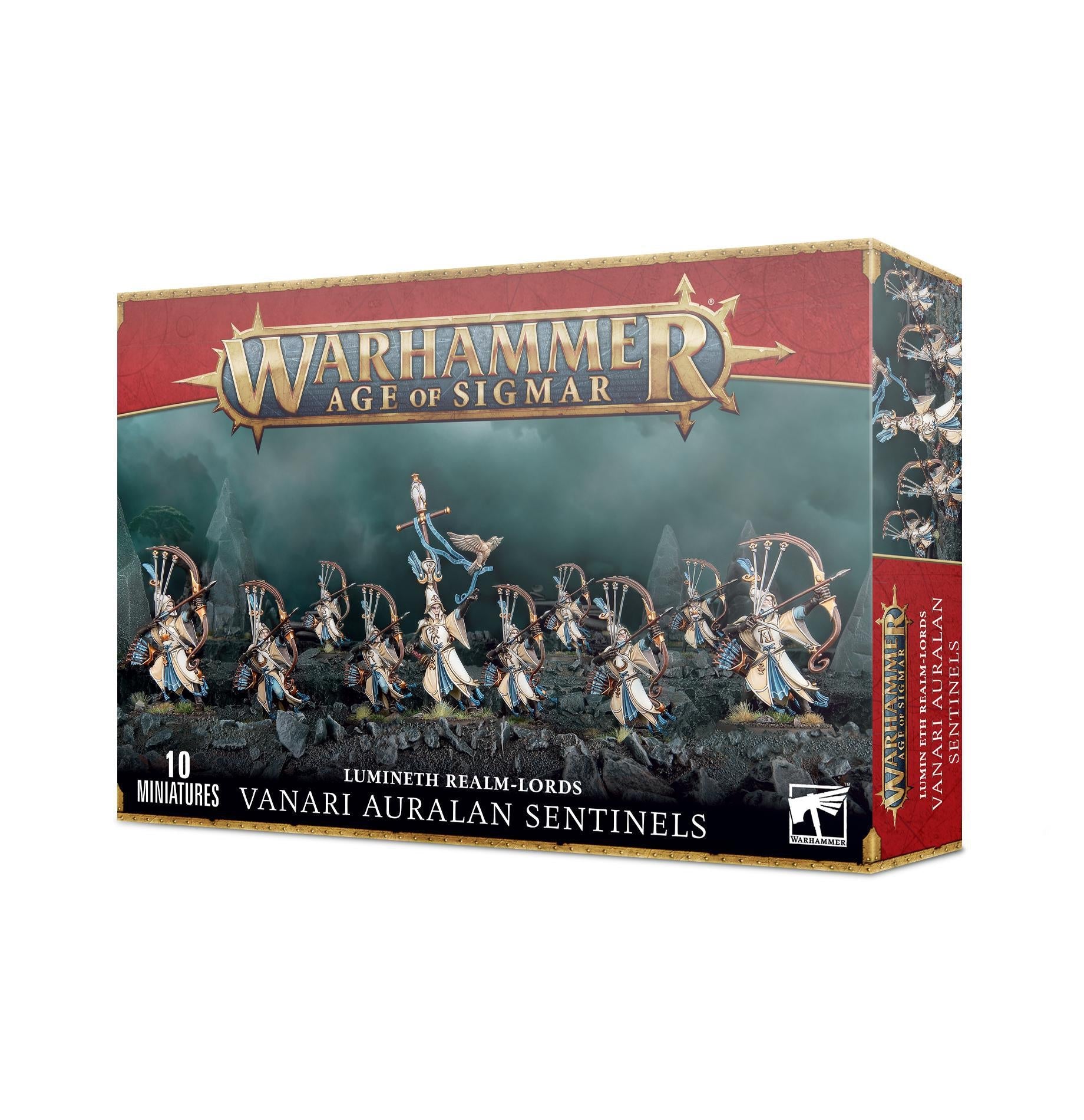 Warhammer Age of Sigmar - Lumineth Realm Lords: Vanari Auralan Sentinels - The Feisty Goblin Gamehouse -