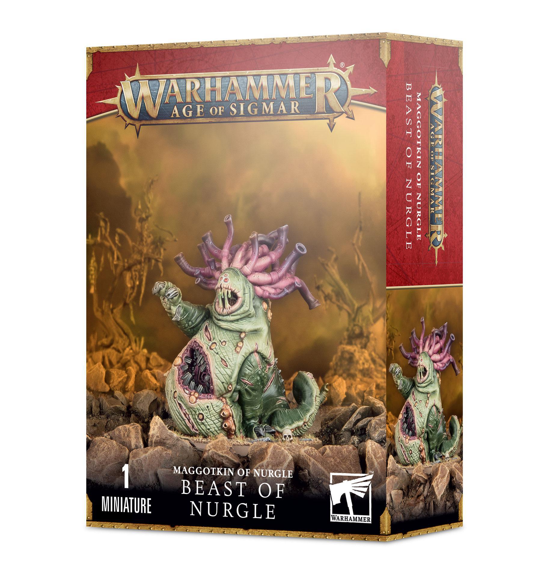 Warhammer Age of Sigmar - Maggotkin of Nurgle: Beast of Nurgle - The Feisty Goblin Gamehouse -