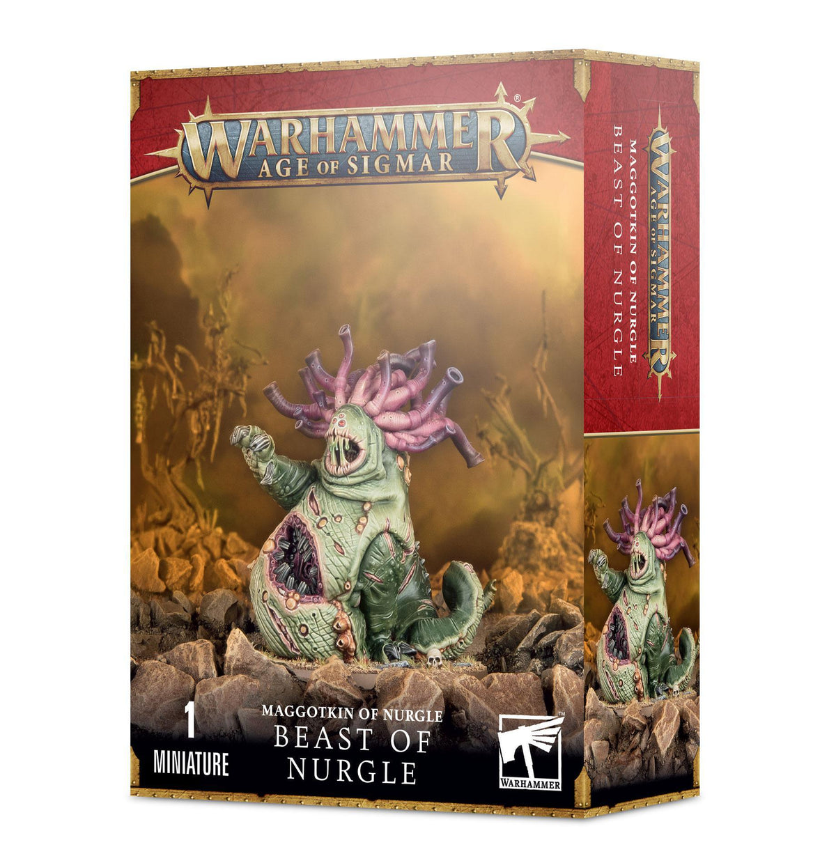 Warhammer Age of Sigmar - Maggotkin of Nurgle: Beast of Nurgle - The Feisty Goblin Gamehouse -