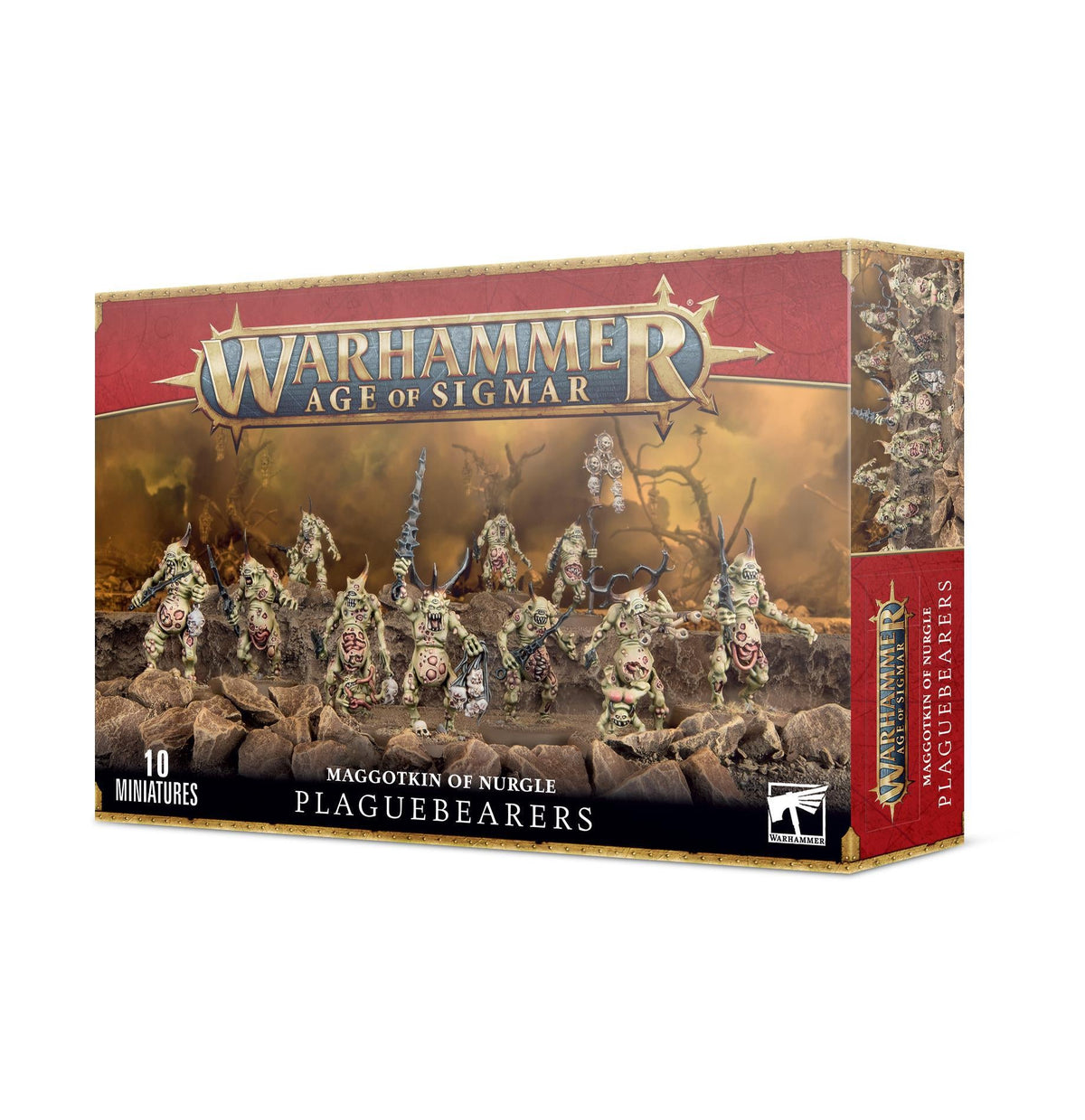 Warhammer Age of Sigmar - Maggotkin of Nurgle: Plaguebearers - The Feisty Goblin Gamehouse -