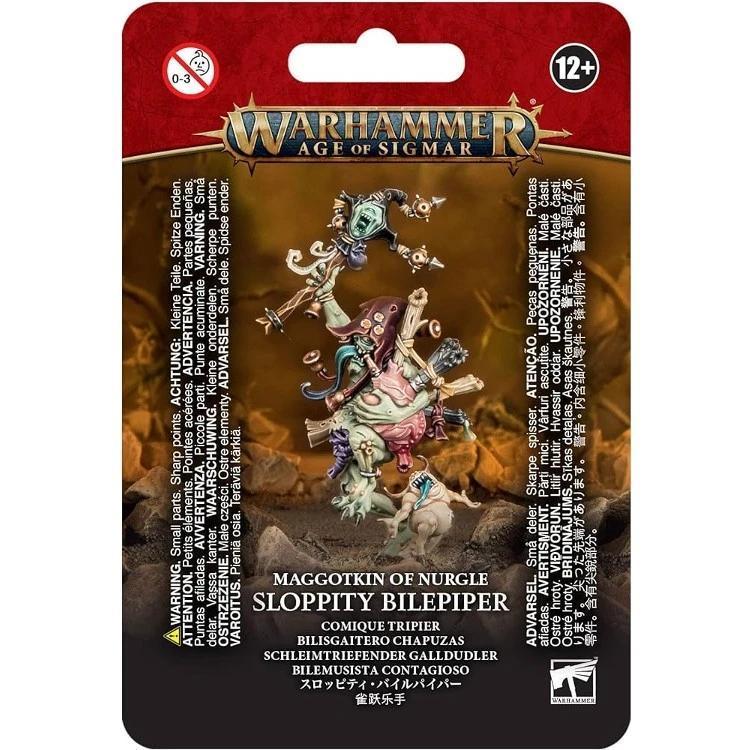 Warhammer Age of Sigmar - Maggotkin Of Nurgle: Sloppity Bilepiper - The Feisty Goblin Gamehouse -