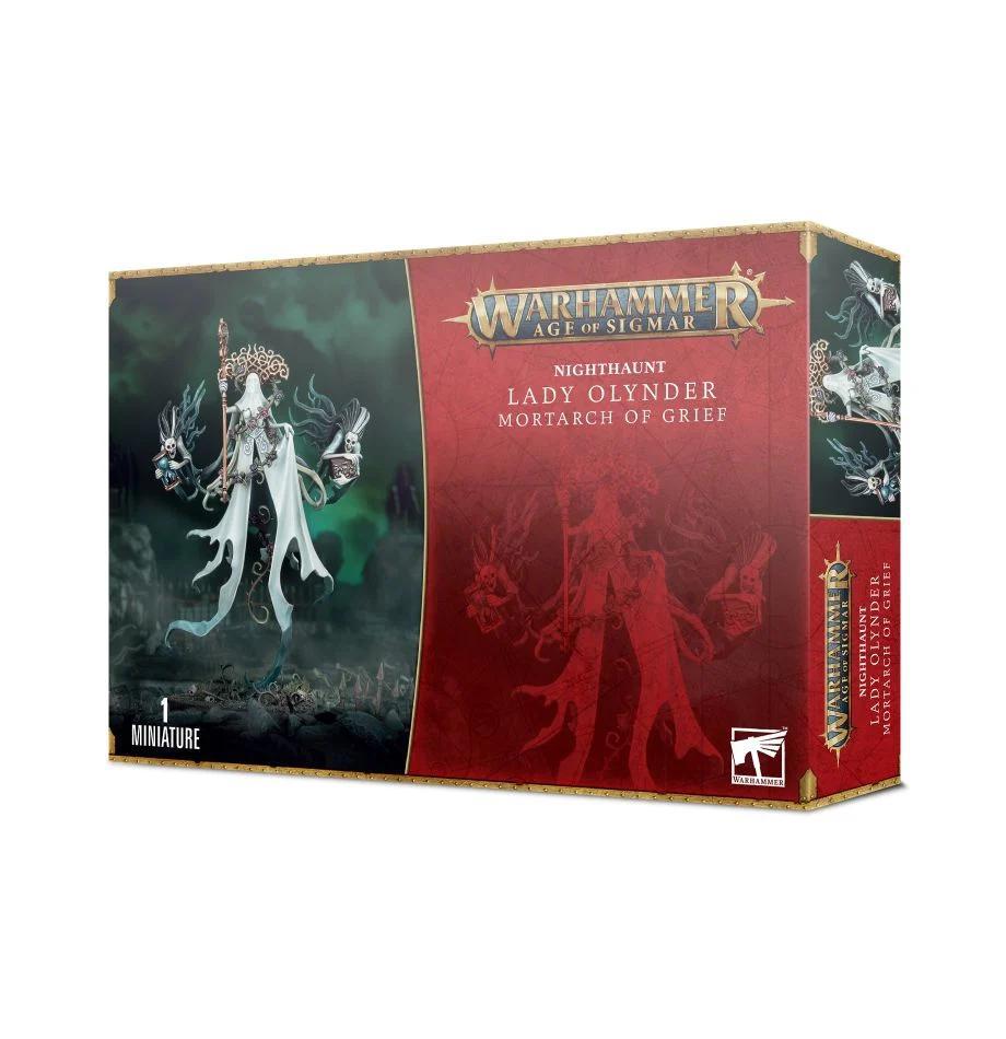 Warhammer Age of Sigmar - Nighthaunt: Lady Olynder Mortarch of Grief - The Feisty Goblin Gamehouse -