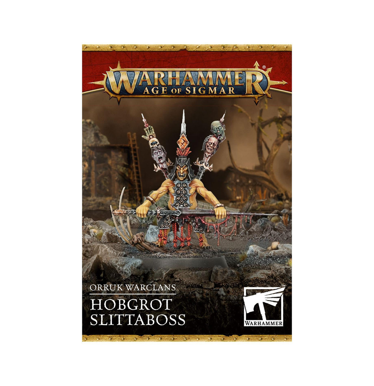 Warhammer Age of Sigmar - Orruk Warclans: Hobgrot Slittaboss - The Feisty Goblin Gamehouse -