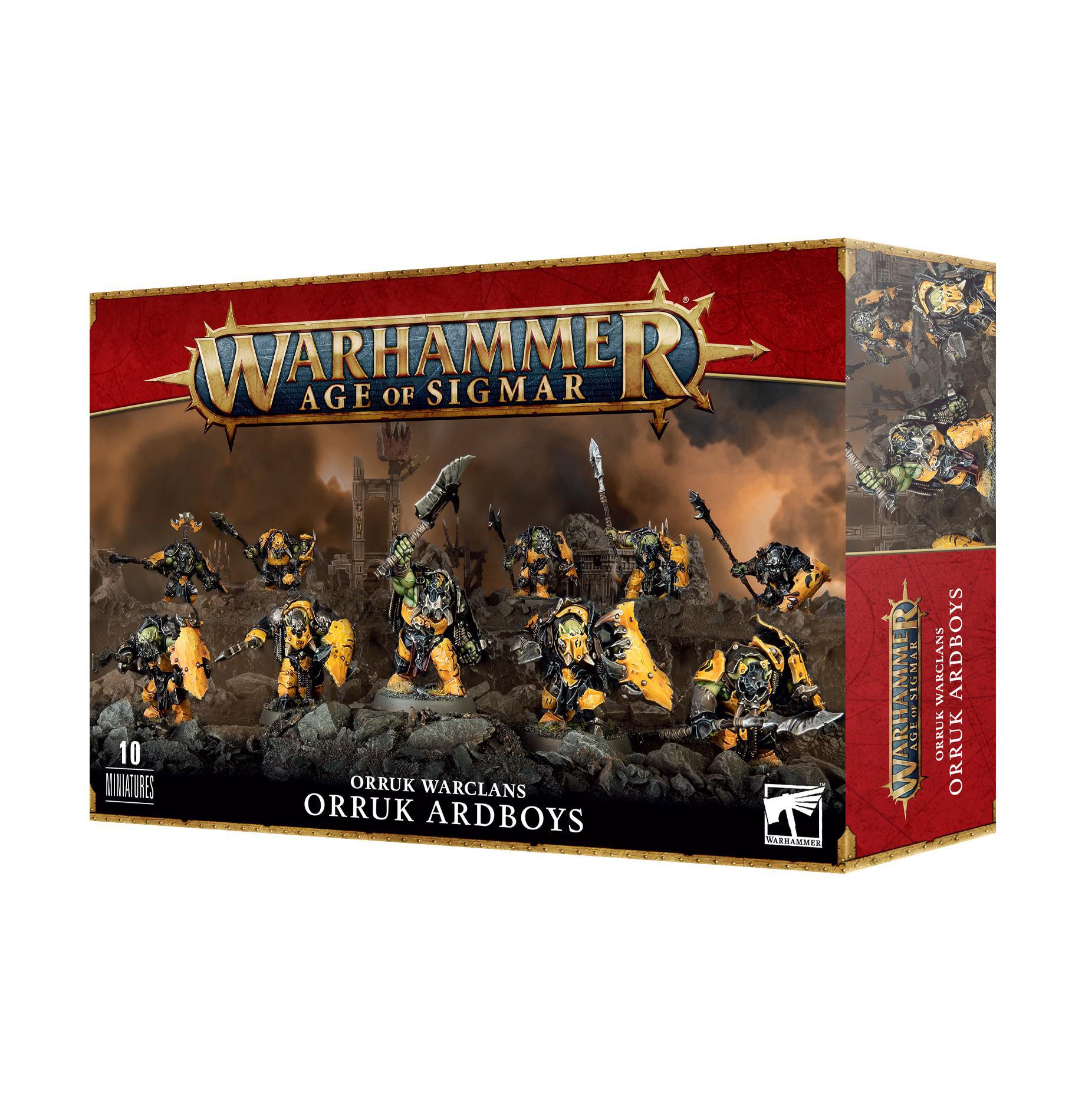 Warhammer Age of Sigmar - Orruk Warclans: Orruk Ardboyz - The Feisty Goblin Gamehouse -