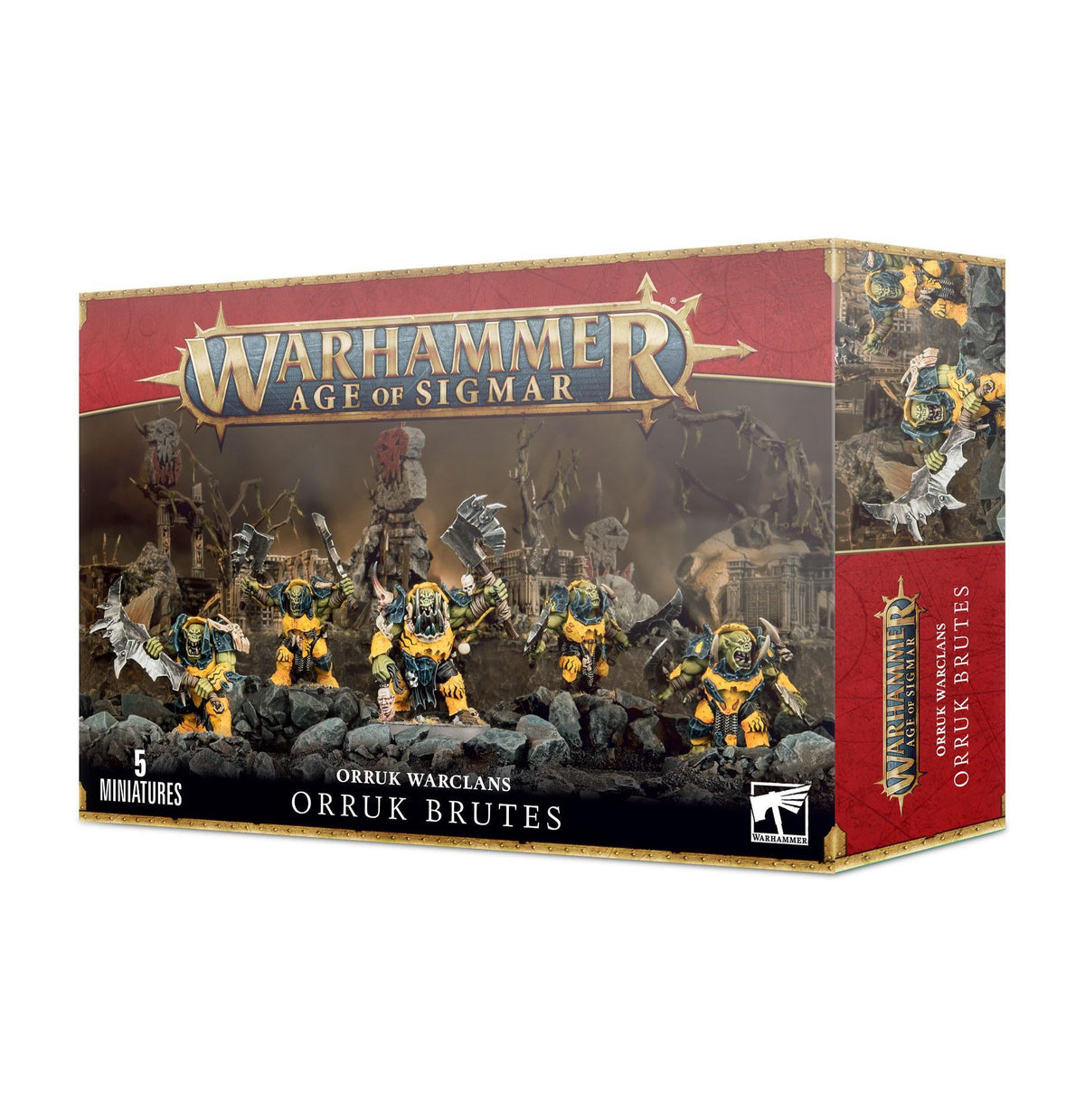 Warhammer Age of Sigmar - Orruk Warclans: Orruk Brutes - The Feisty Goblin Gamehouse -
