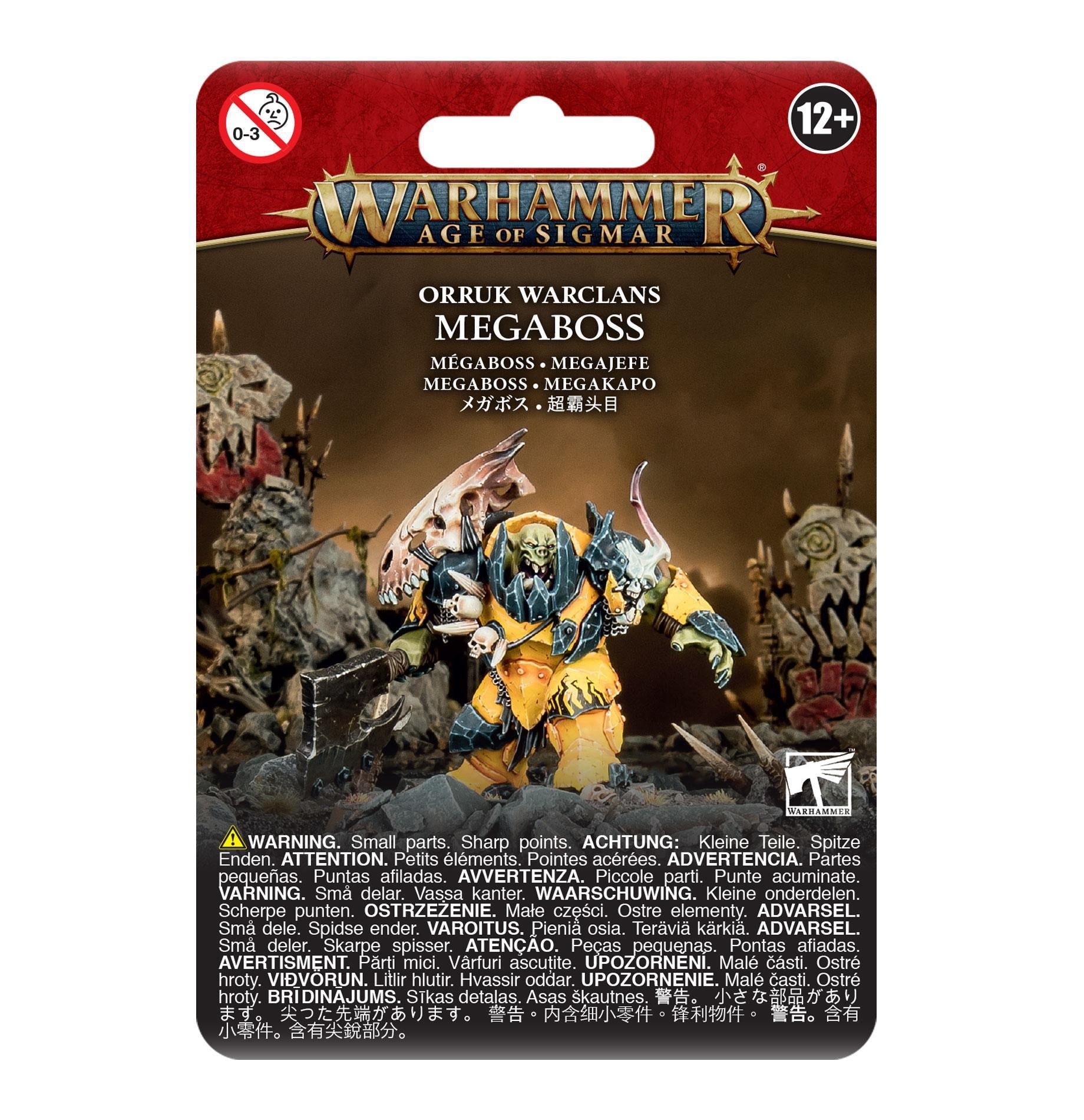 Warhammer Age of Sigmar - Orruk Warclans: Orruk Megaboss - The Feisty Goblin Gamehouse -