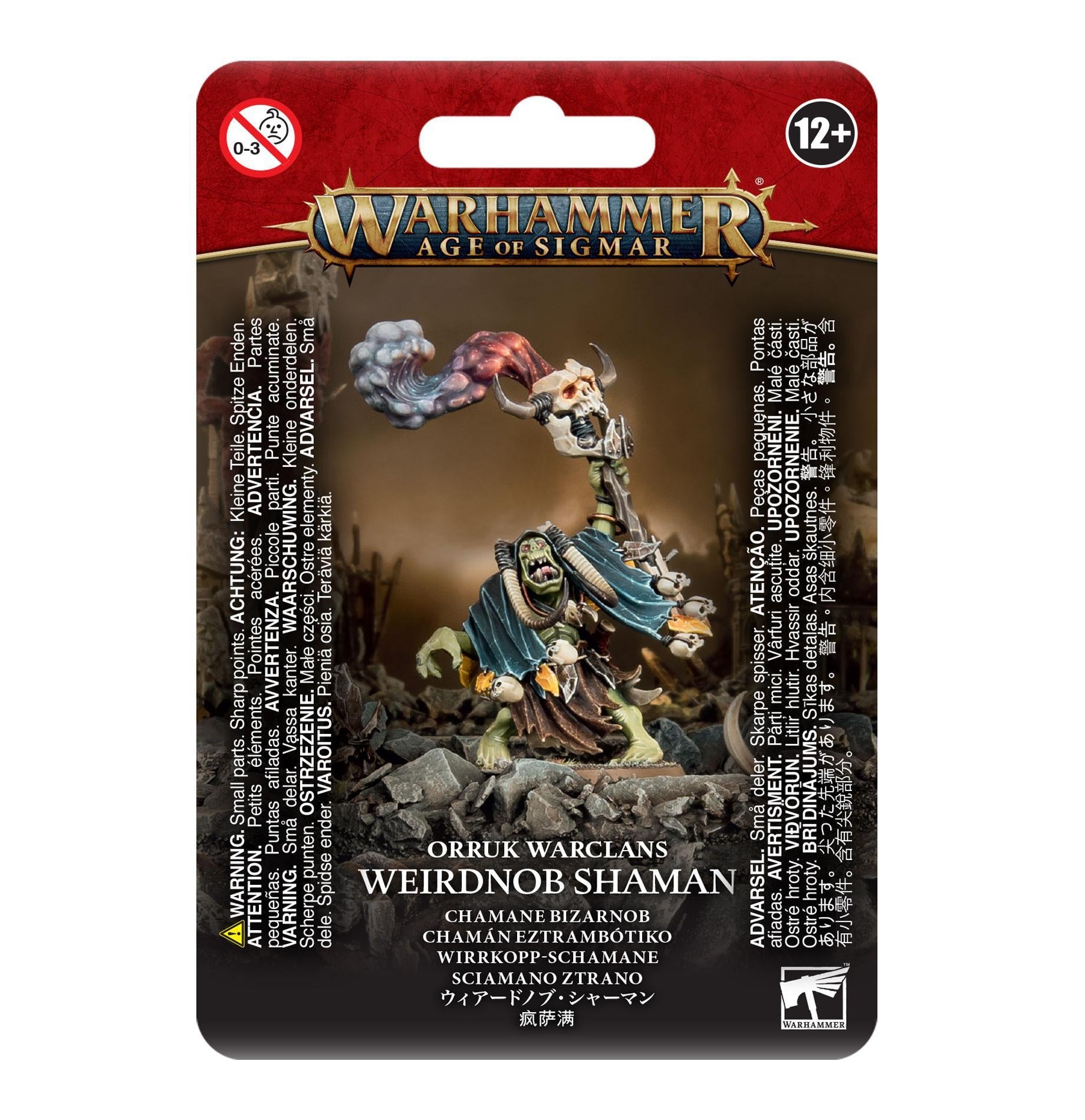 Warhammer Age of Sigmar - Orruk Warclans: Orruk Weirdnob Shaman - The Feisty Goblin Gamehouse -