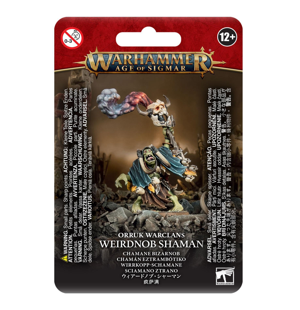 Warhammer Age of Sigmar - Orruk Warclans: Orruk Weirdnob Shaman - The Feisty Goblin Gamehouse -