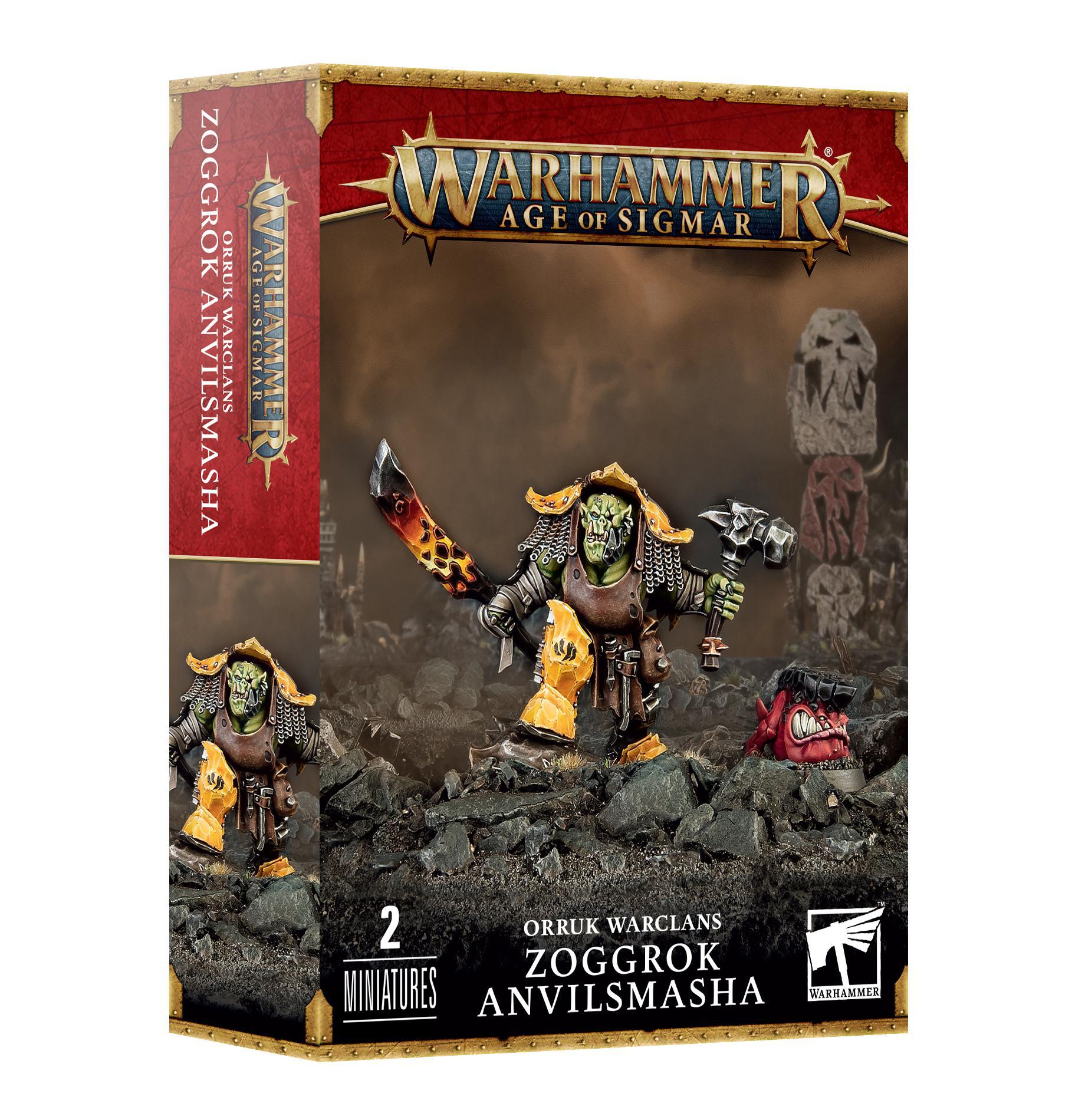 Warhammer Age of Sigmar - Orruk Warclans: Zoggrok Anvilsmasha - The Feisty Goblin Gamehouse -
