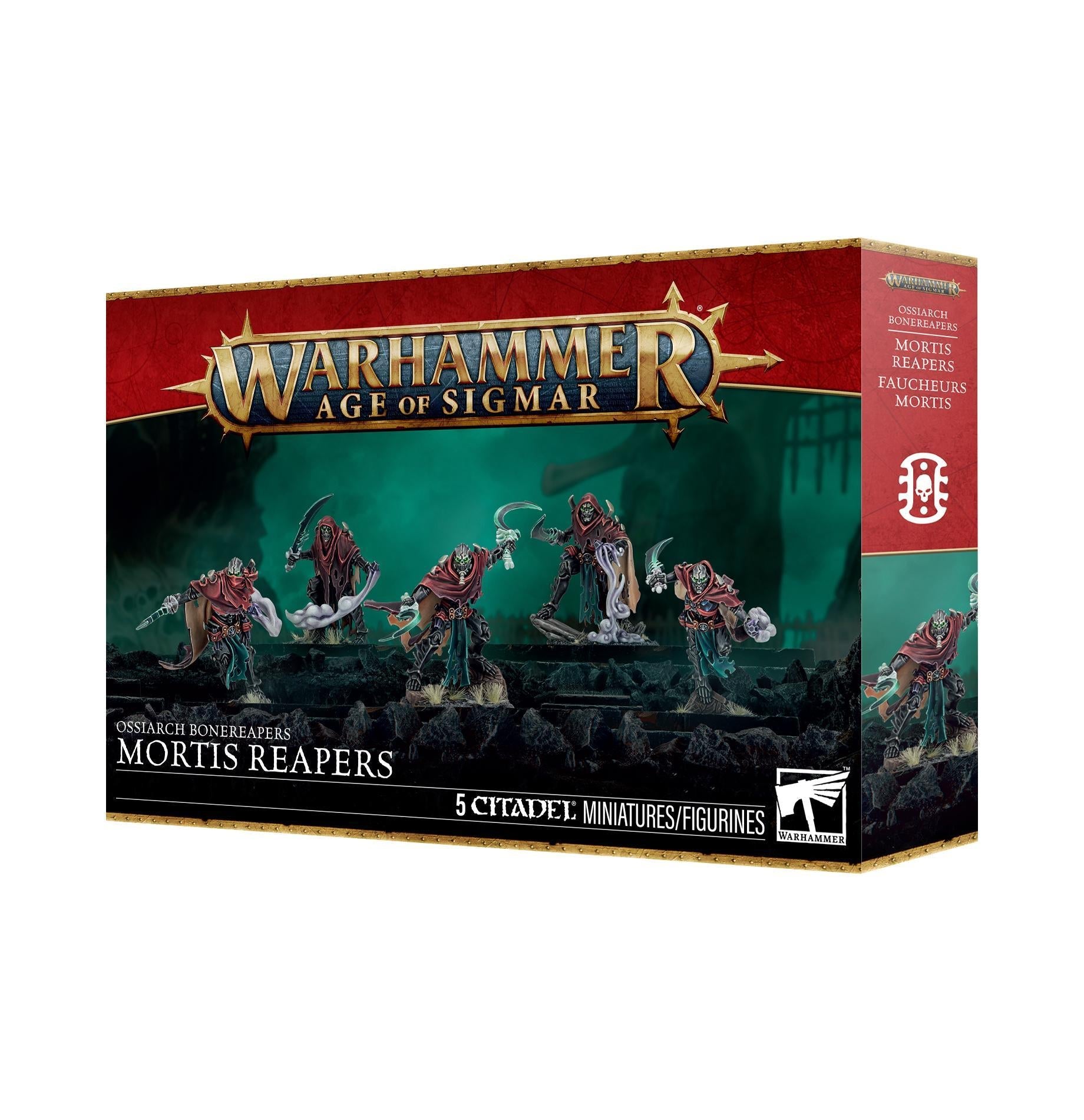 Warhammer Age of Sigmar - Ossiarch Bonereapers: Mortis Reapers - The Feisty Goblin Gamehouse -