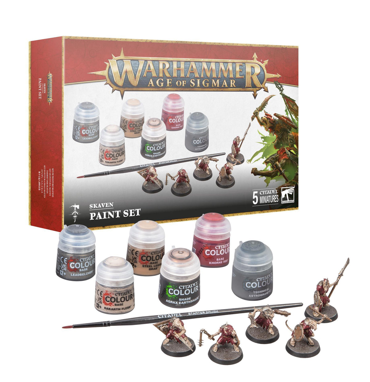 Warhammer Age of Sigmar - Skaven + Paint Set - The Feisty Goblin Gamehouse -