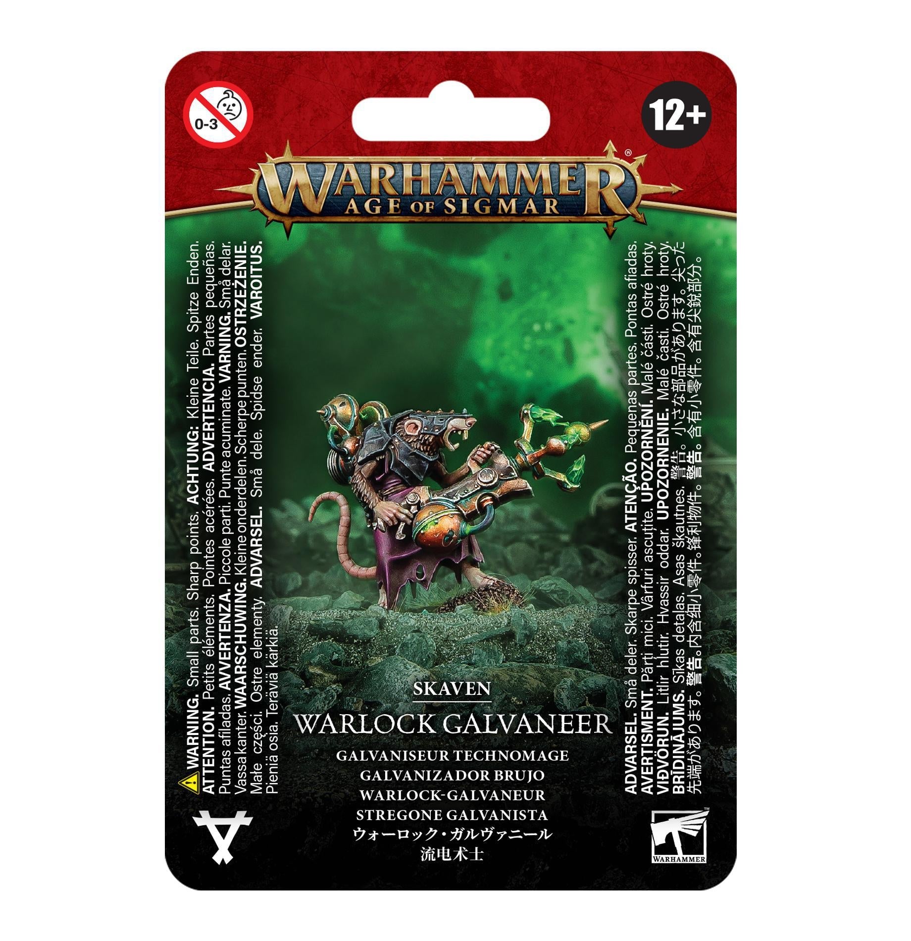 Warhammer Age of Sigmar - Skaven: Warlock Galvaneer - The Feisty Goblin Gamehouse -