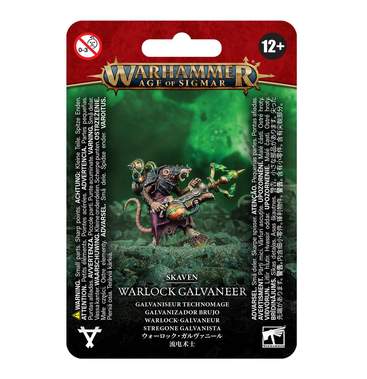 Warhammer Age of Sigmar - Skaven: Warlock Galvaneer - The Feisty Goblin Gamehouse -