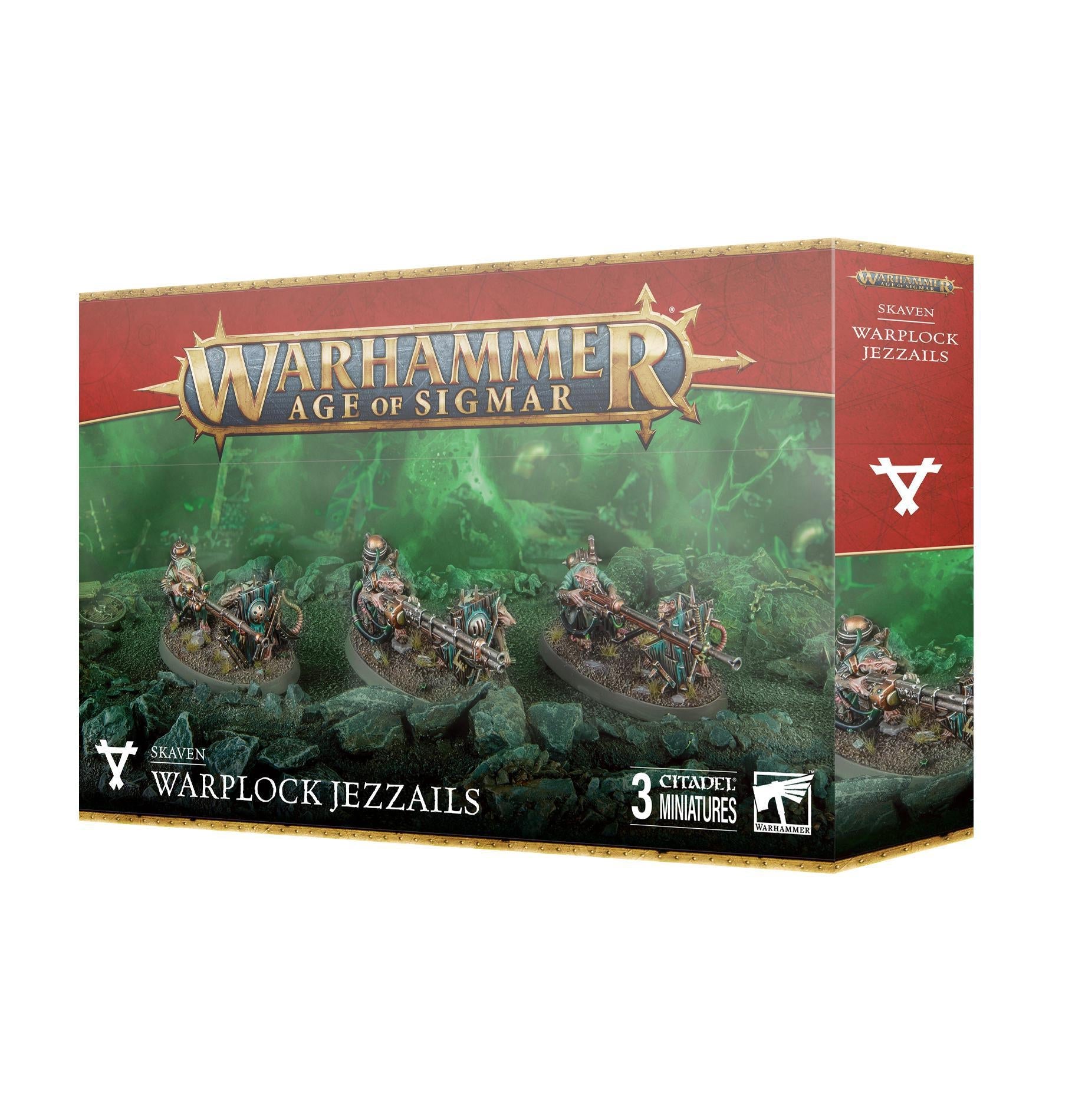 Warhammer Age of Sigmar - Skaven: Warplock Jezzails - The Feisty Goblin Gamehouse -