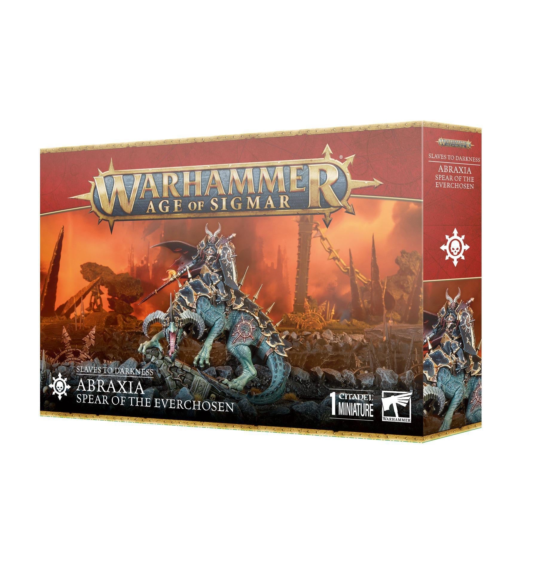 Warhammer Age of Sigmar - Slaves to Darkness: Abraxia Spear of the Everchosen - The Feisty Goblin Gamehouse -
