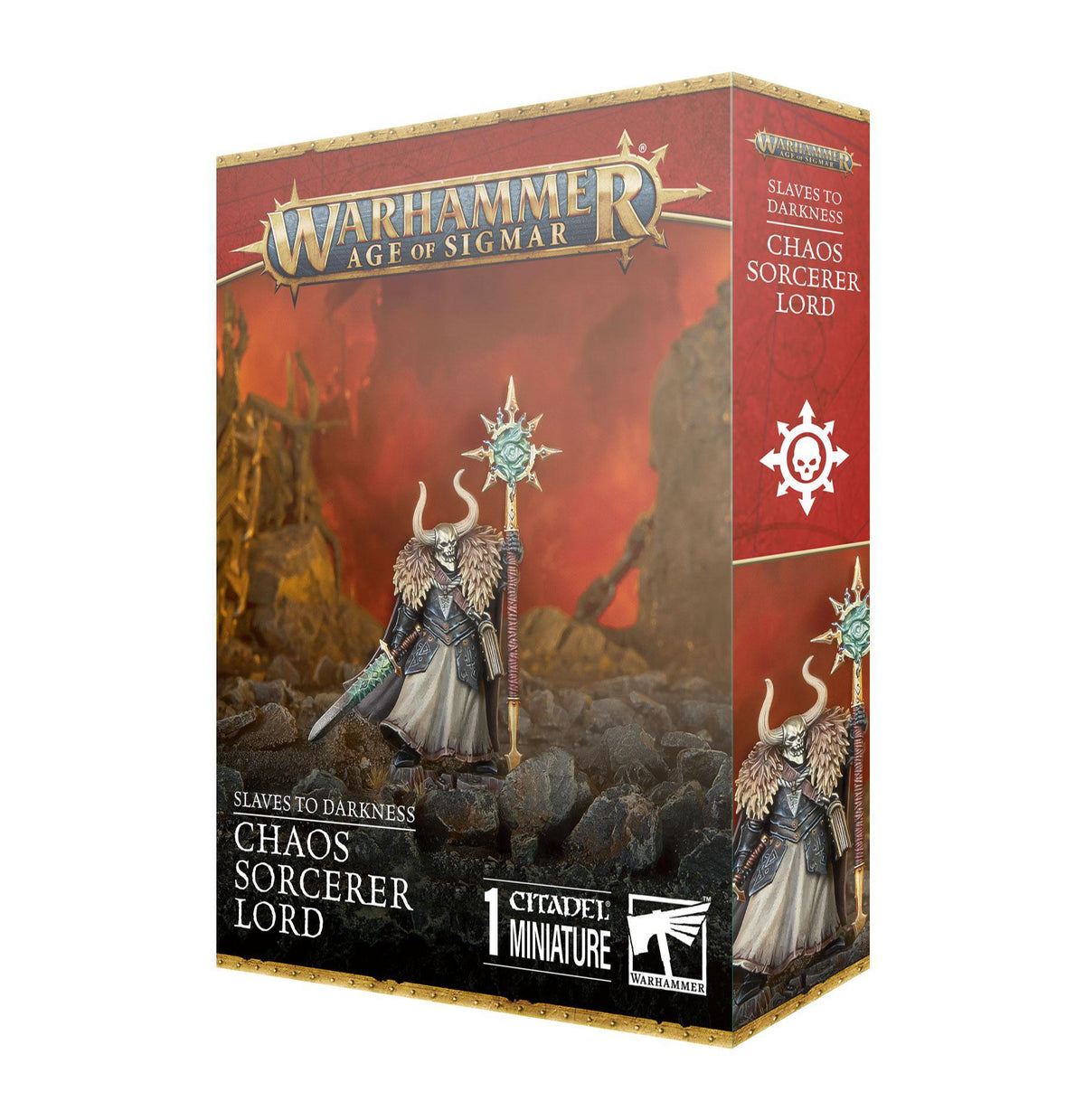 Warhammer Age of Sigmar - Slaves to Darkness: Chaos Sorcerer Lord - The Feisty Goblin Gamehouse -