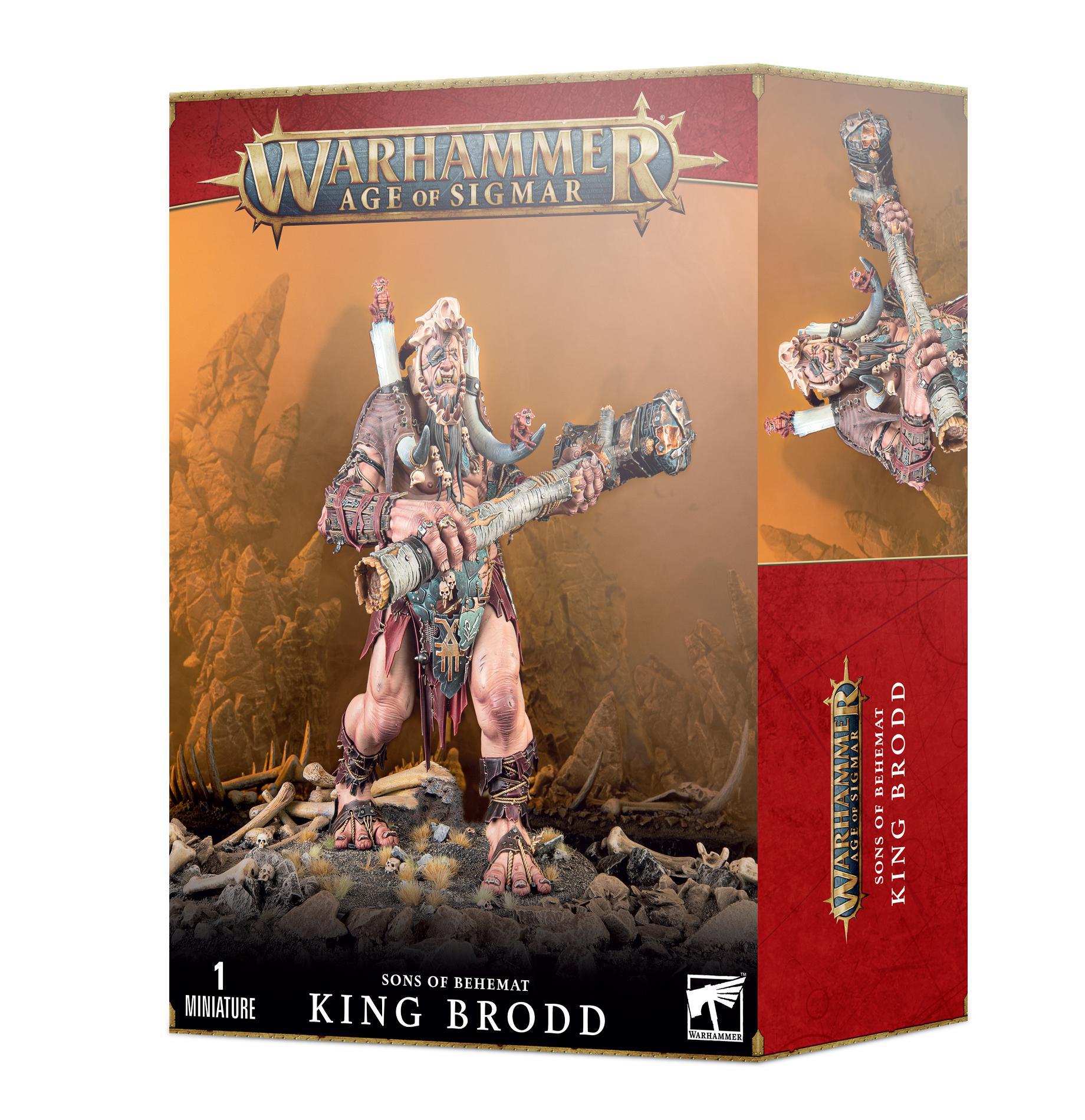 Warhammer Age of Sigmar - Sons of Behemat: King Brodd - The Feisty Goblin Gamehouse -