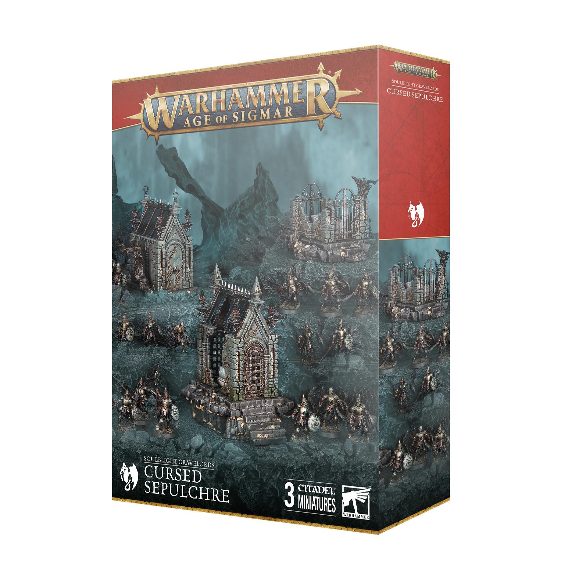 Warhammer Age of Sigmar - Soulblight Gravelords: Cursed Sepulchre - The Feisty Goblin Gamehouse -