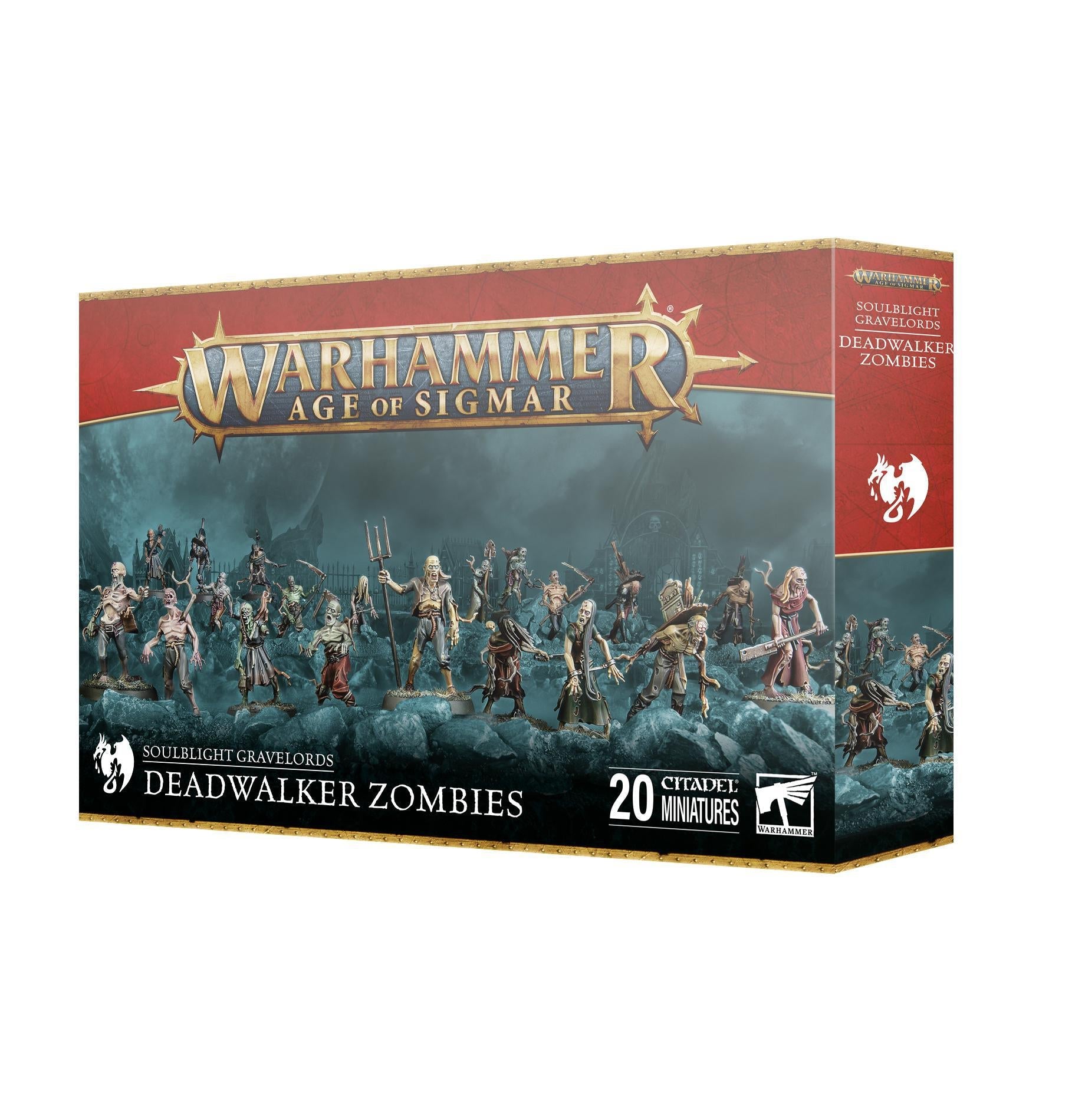 Warhammer Age of Sigmar - Soulblight Gravelords: Deadwalker Zombies - The Feisty Goblin Gamehouse -