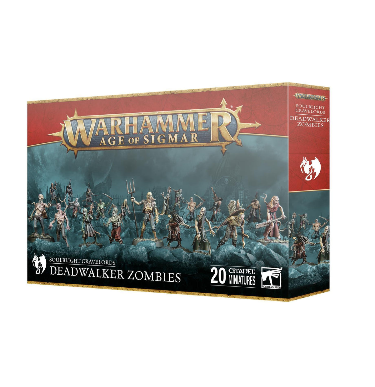 Warhammer Age of Sigmar - Soulblight Gravelords: Deadwalker Zombies - The Feisty Goblin Gamehouse -