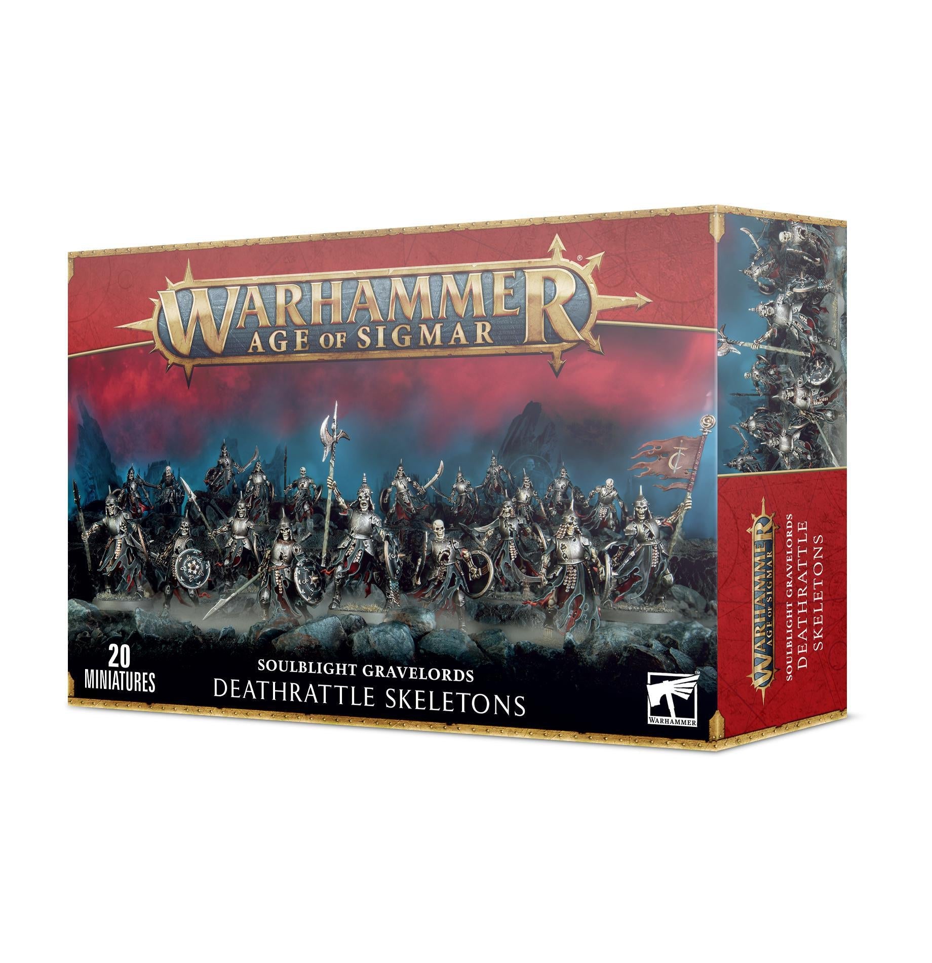 Warhammer Age of Sigmar - Soulblight Gravelords: Deathrattle Skeletons - The Feisty Goblin Gamehouse -