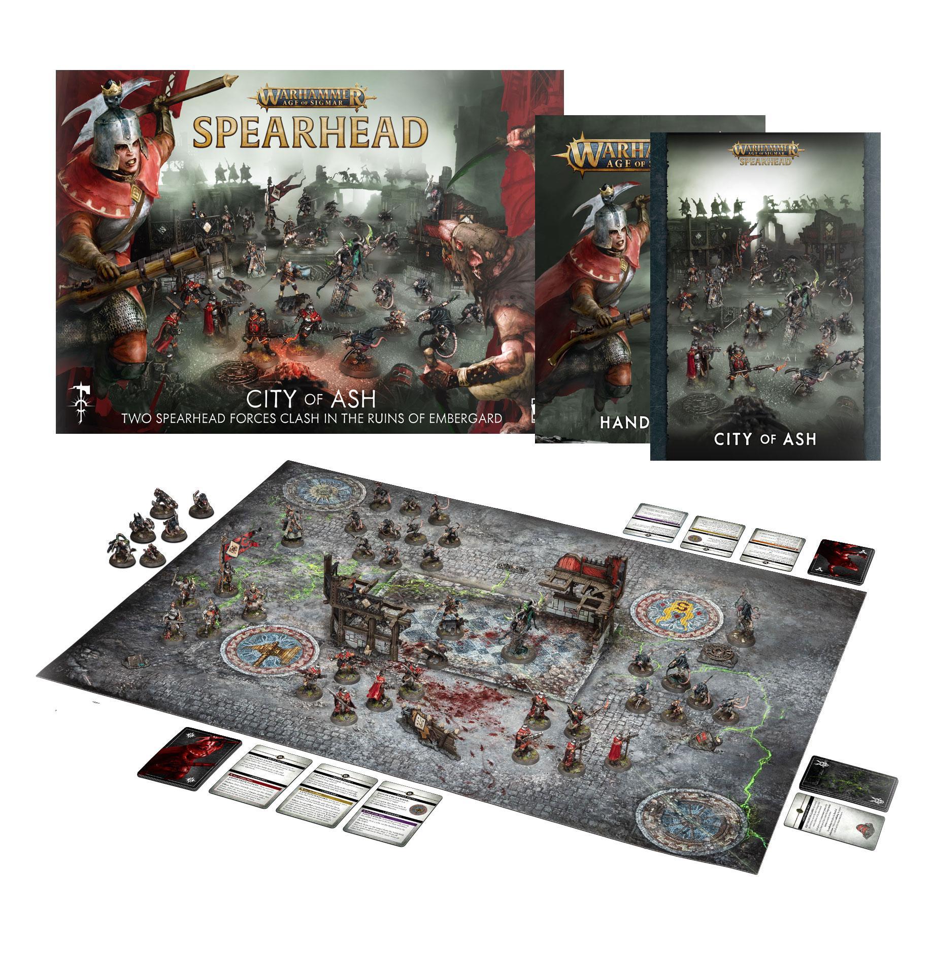 Warhammer Age of Sigmar - Spearhead: City Of Ash (English) - The Feisty Goblin Gamehouse -