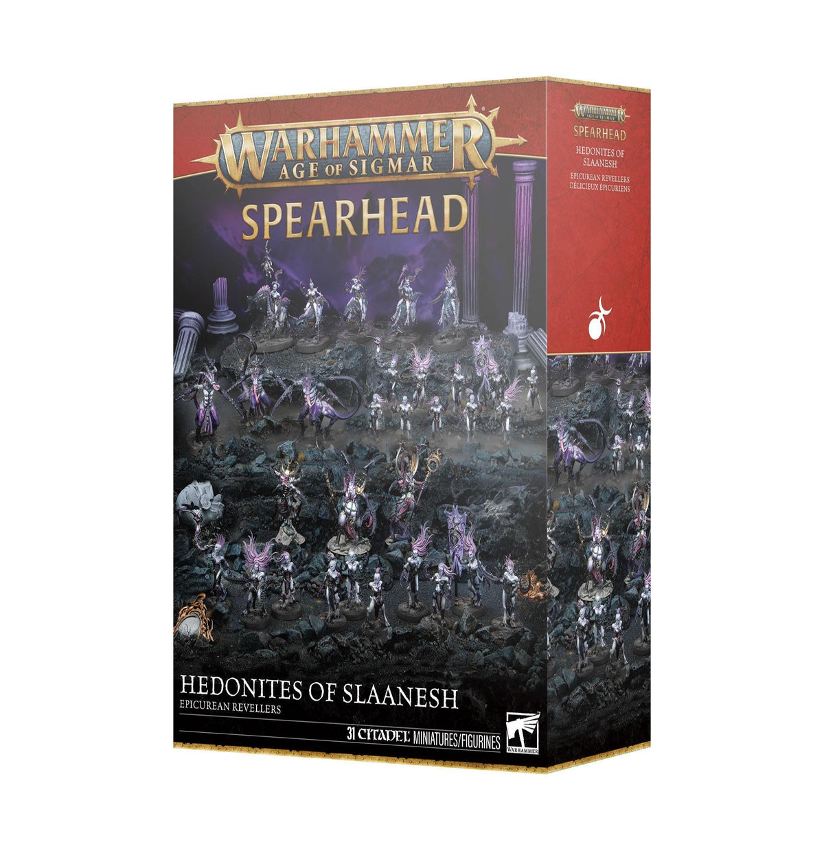 Warhammer Age of Sigmar - Spearhead: Hedonites Of Slaanesh - Epicurean Revellers - The Feisty Goblin Gamehouse -