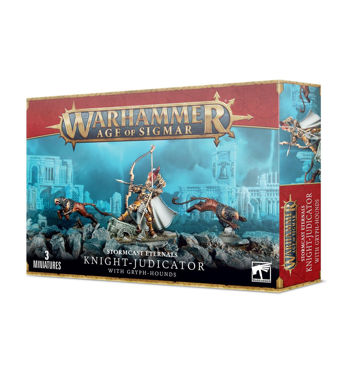 Warhammer Age of Sigmar - Stormcast Eternals: Knight-Judicator with Gryph-hounds - The Feisty Goblin Gamehouse -
