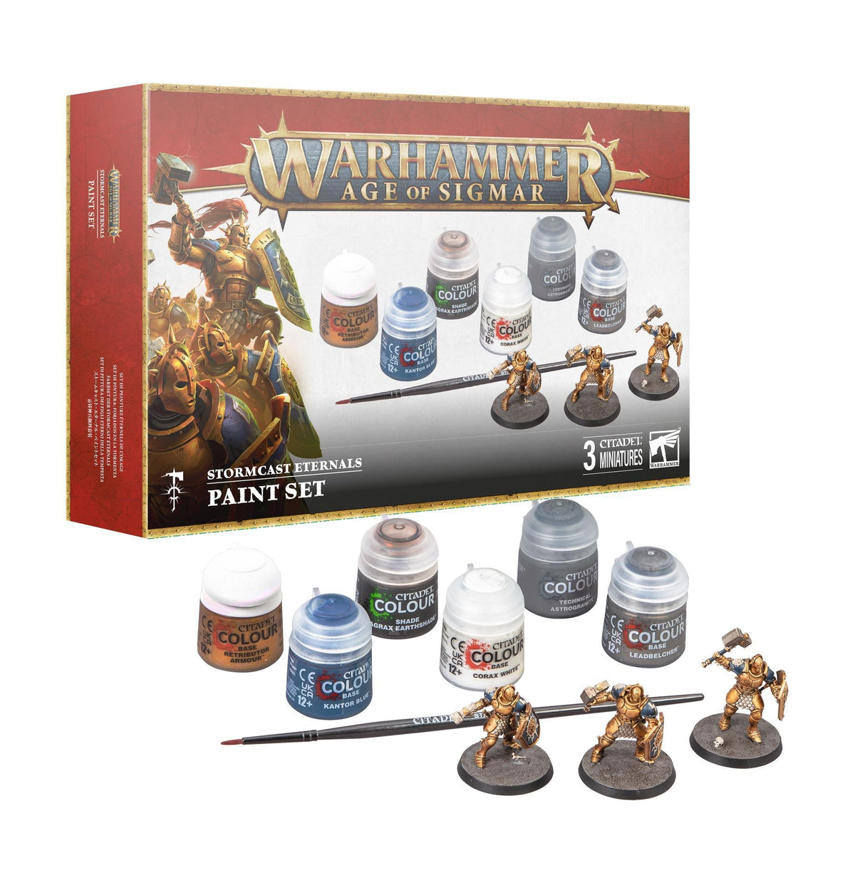 Warhammer Age of Sigmar - Stormcast Eternals: Paint Set - The Feisty Goblin Gamehouse -