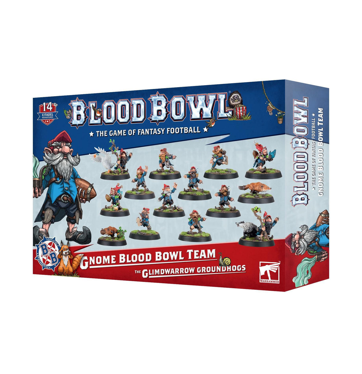 Warhammer Blood Bowl - Gnome Team - The Feisty Goblin Gamehouse -