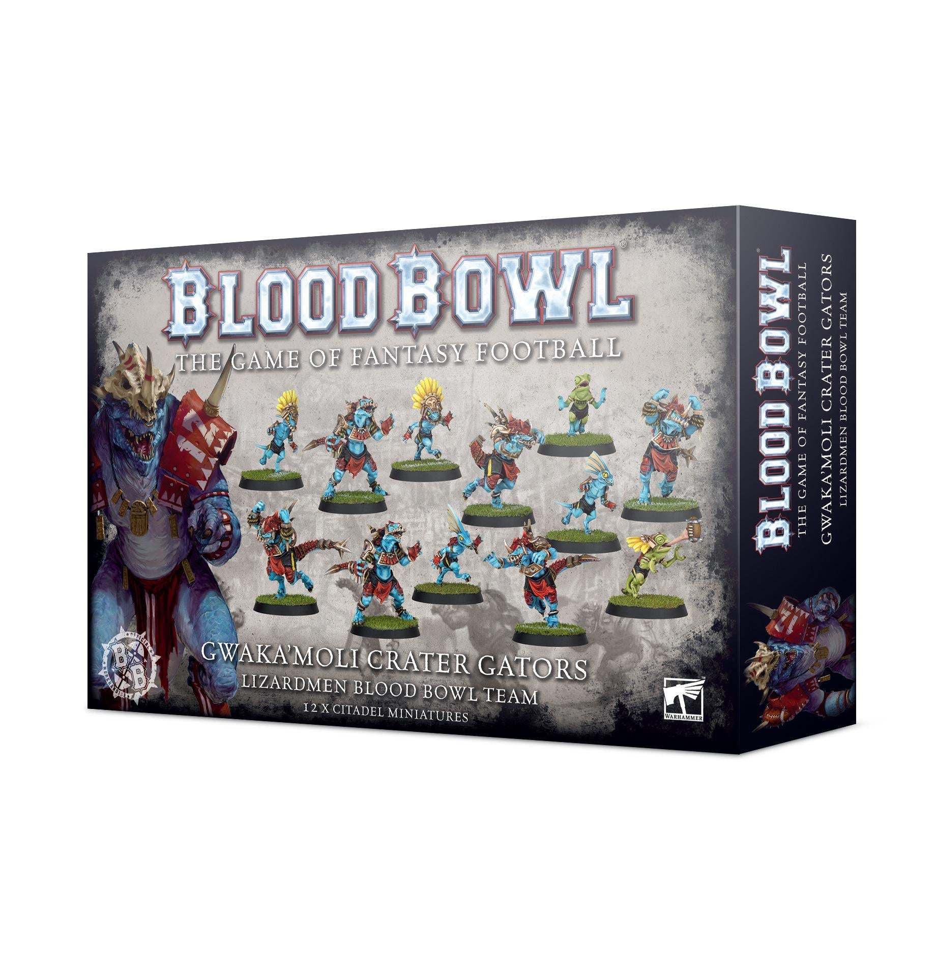 Warhammer Blood Bowl - Lizardmen Team - The Feisty Goblin Gamehouse -