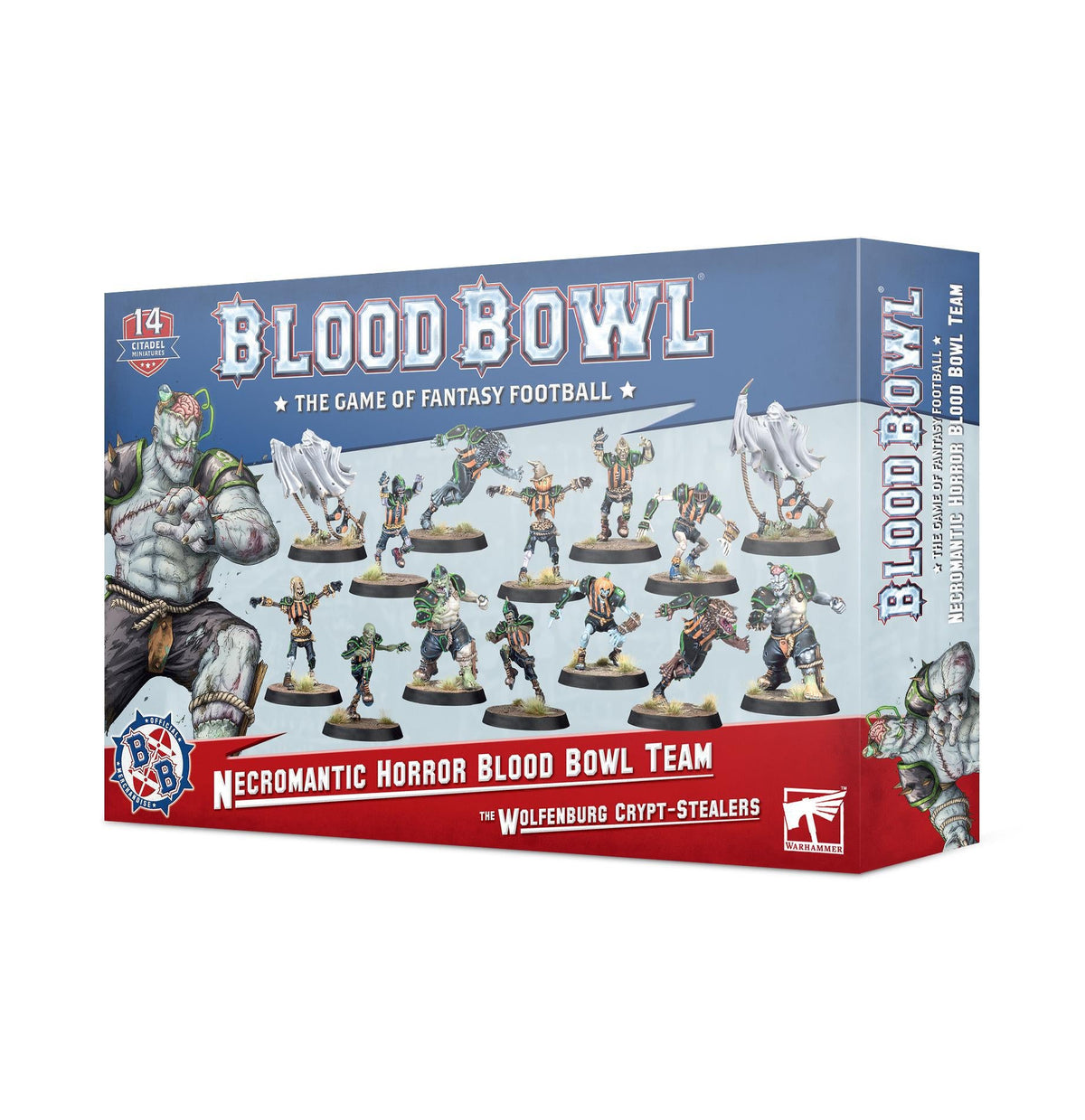 Warhammer Blood Bowl - Necromantic Horror Team - The Feisty Goblin Gamehouse -