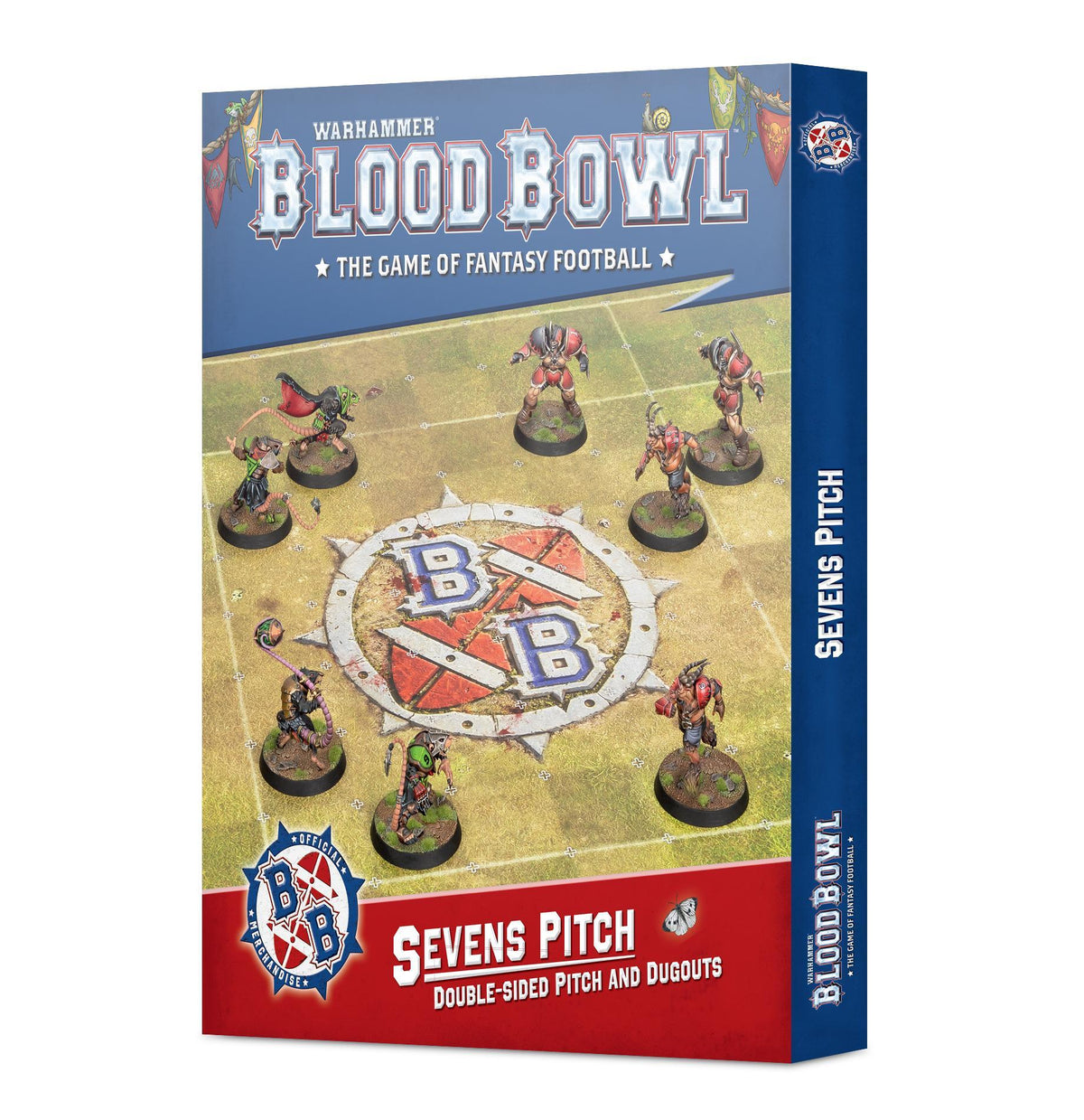 Warhammer Blood Bowl - Sevens Double Sided Pitch and Dugouts Set (2026) - The Feisty Goblin Gamehouse -