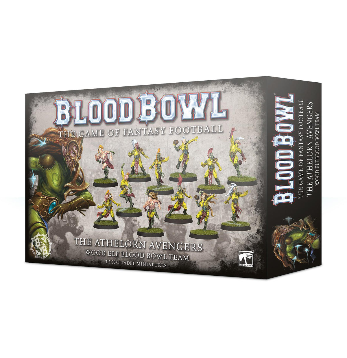 Warhammer Blood Bowl - Wood Elf Team - The Feisty Goblin Gamehouse -