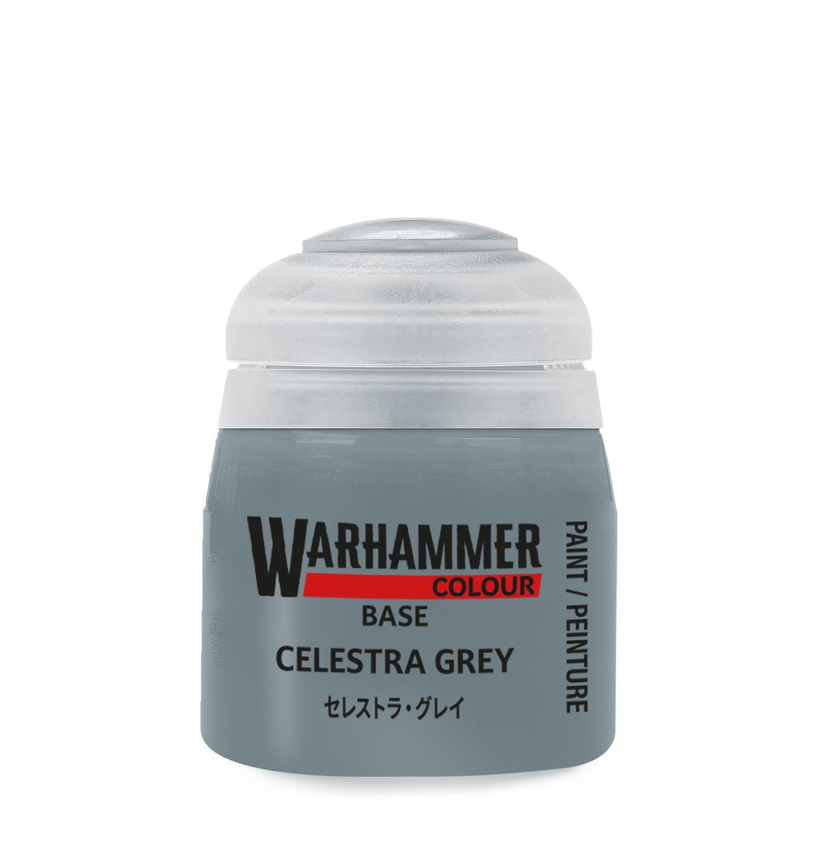 Warhammer Colour - Base: Celestra Grey (12 ml) - The Feisty Goblin Gamehouse -