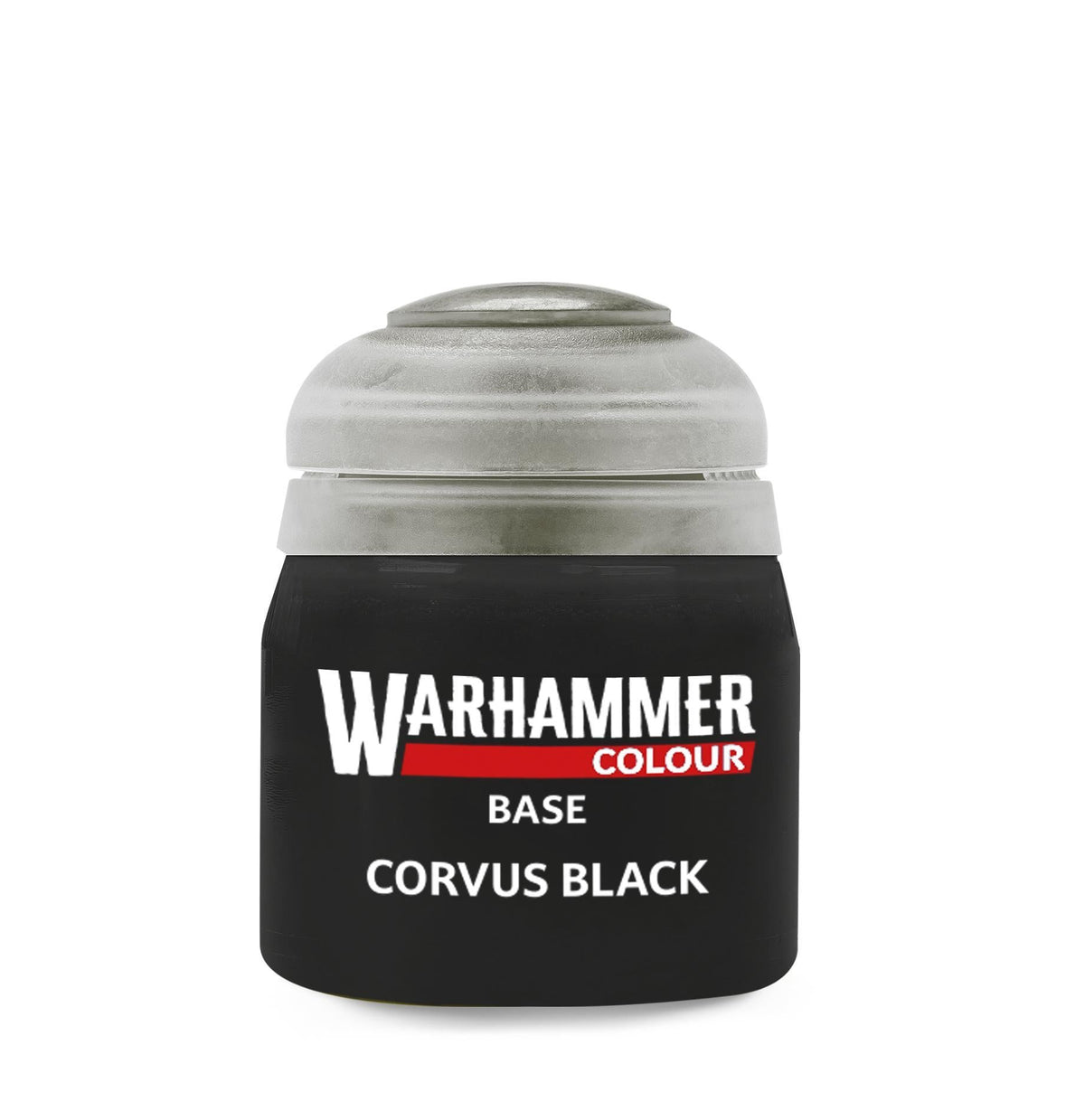 Warhammer Colour - Base: Corvus Black (12 ml) - The Feisty Goblin Gamehouse -