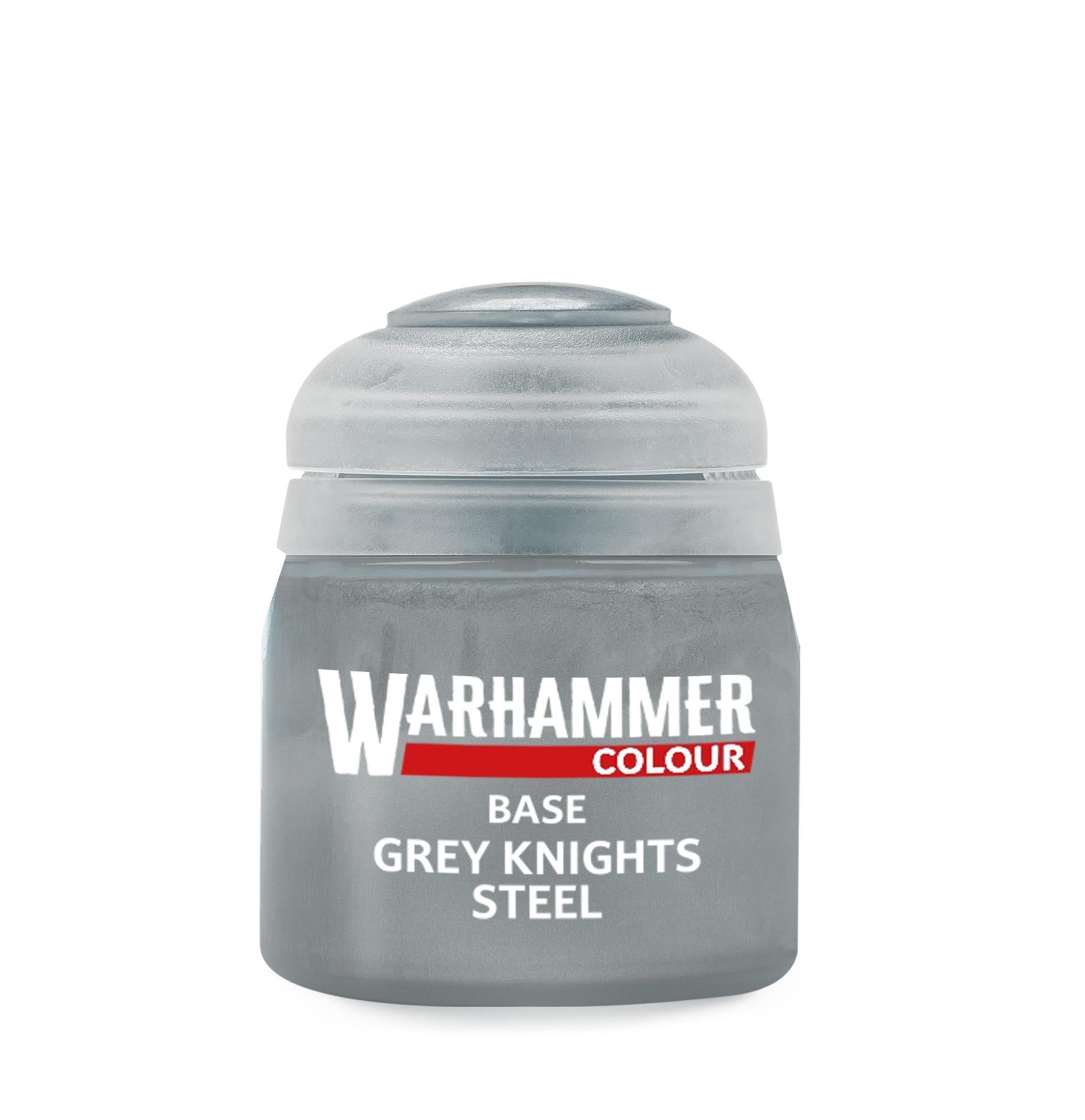 Warhammer Colour - Base: Grey Knights Steel (12 ml) - The Feisty Goblin Gamehouse -