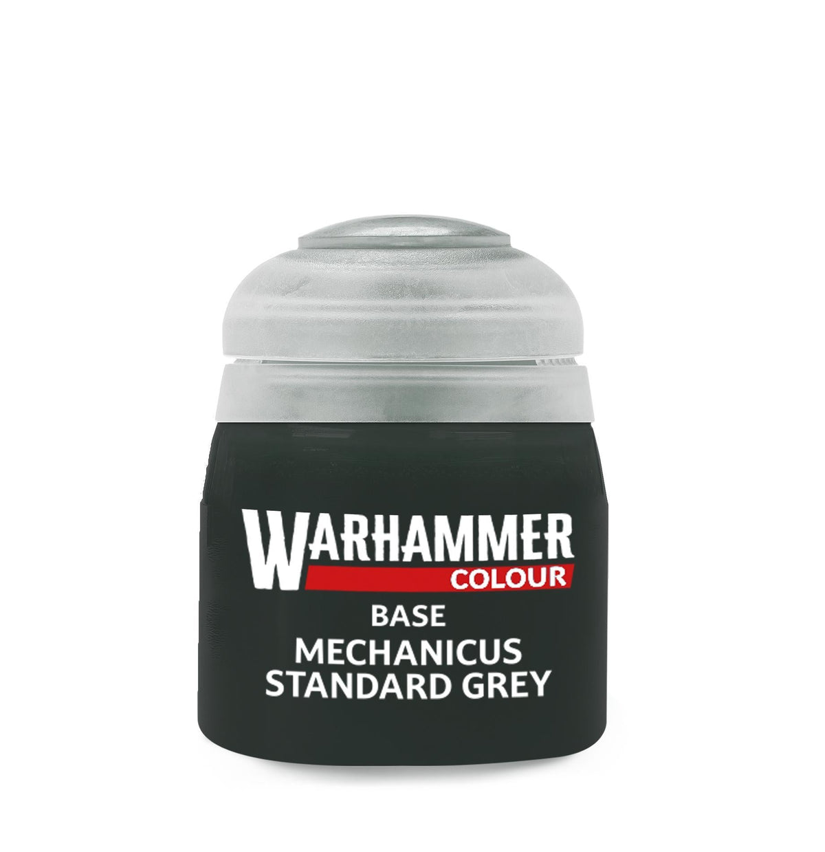 Warhammer Colour - Base: Mechanicus Standard Grey (12 ml) - The Feisty Goblin Gamehouse -