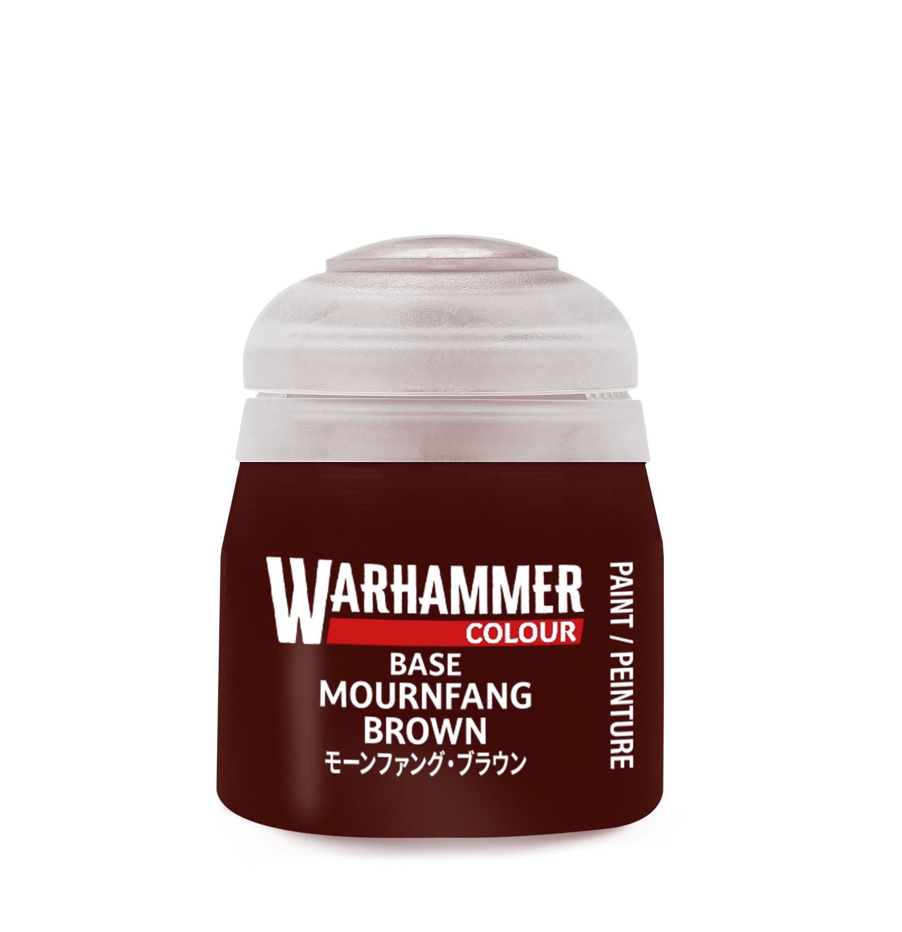 Warhammer Colour - Base: Mournfang Brown (12 ml) - The Feisty Goblin Gamehouse -