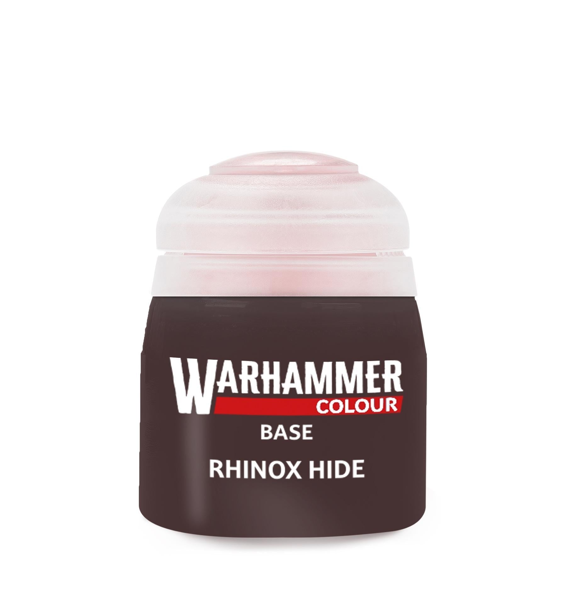 Warhammer Colour - Base: Rhinox Hide (12 ml) - The Feisty Goblin Gamehouse -