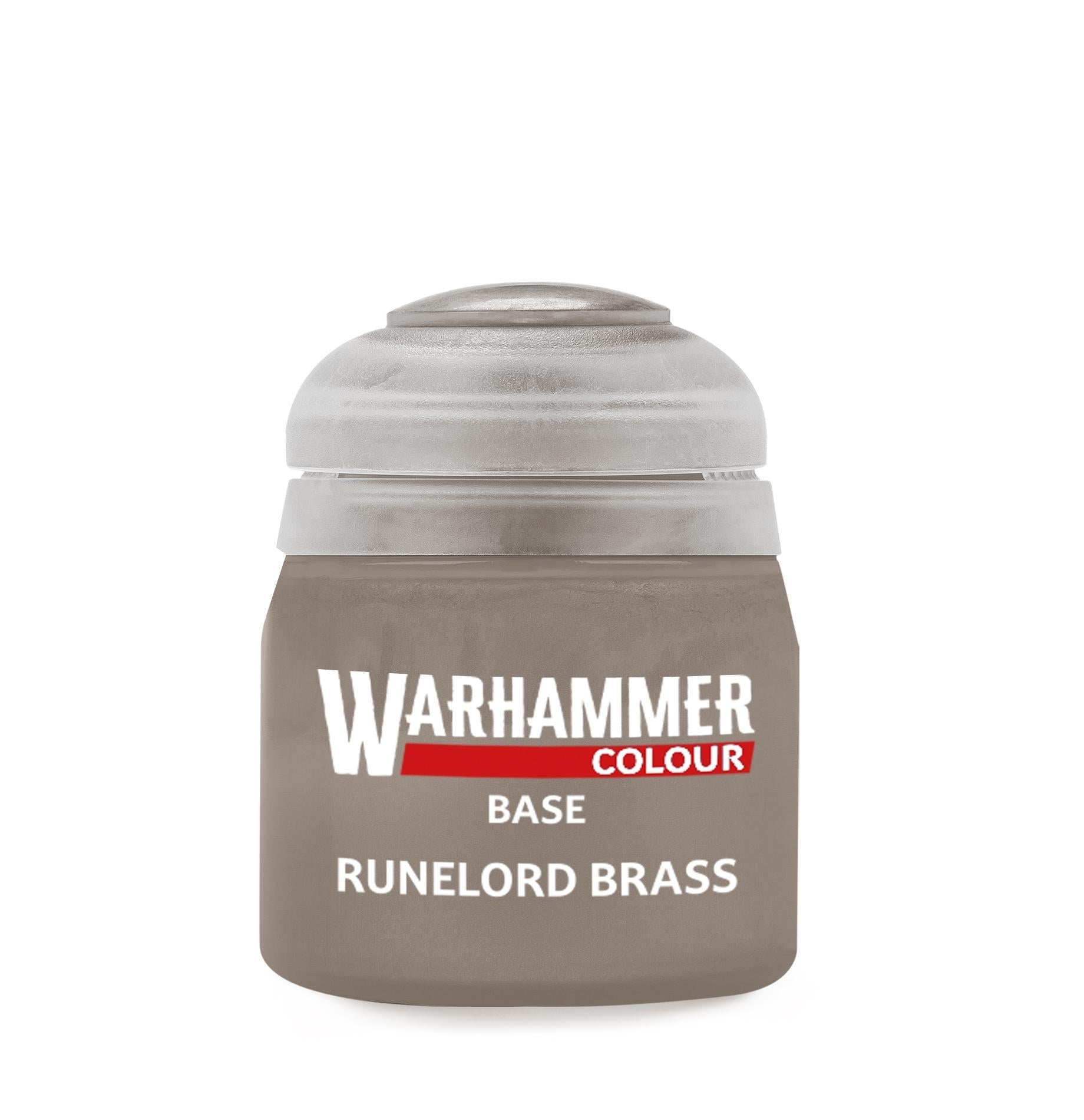 Warhammer Colour - Base: Runelord Brass (12 ml) - The Feisty Goblin Gamehouse -