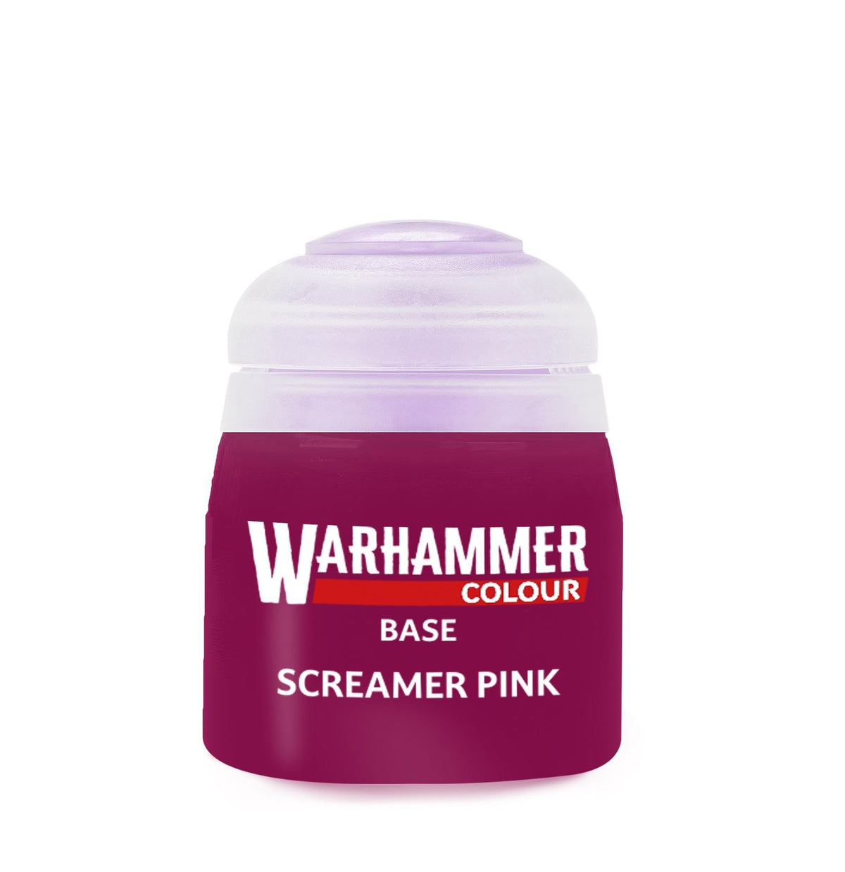Warhammer Colour - Base: Screamer Pink (12 ml) - The Feisty Goblin Gamehouse -