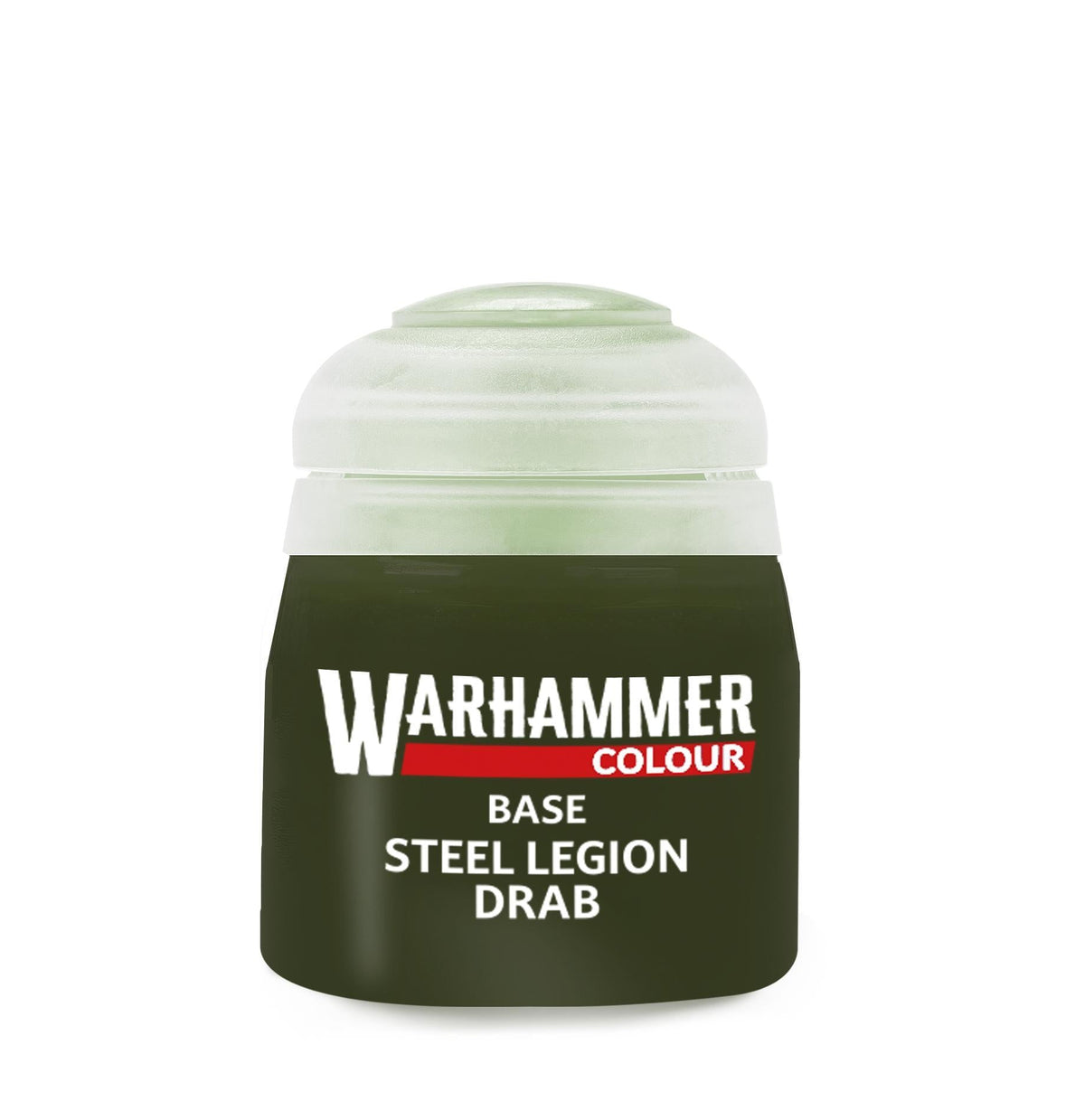 Warhammer Colour - Base: Steel Legion Drab (12 ml) - The Feisty Goblin Gamehouse -