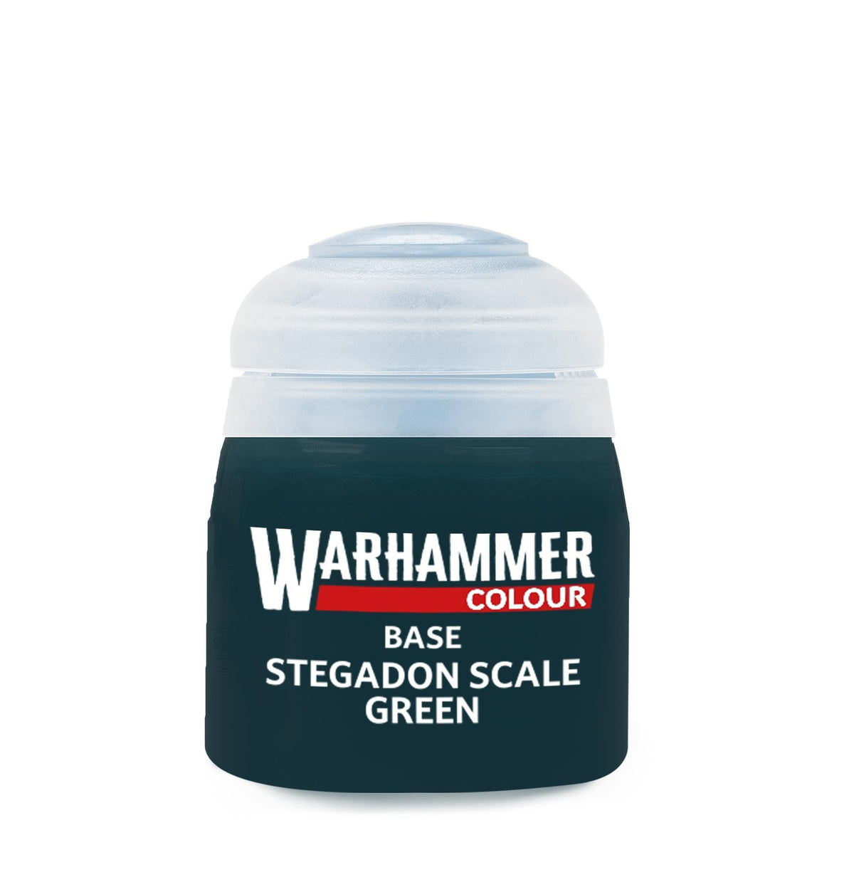 Warhammer Colour - Base: Stegadon Scale Green (12 ml) - The Feisty Goblin Gamehouse -