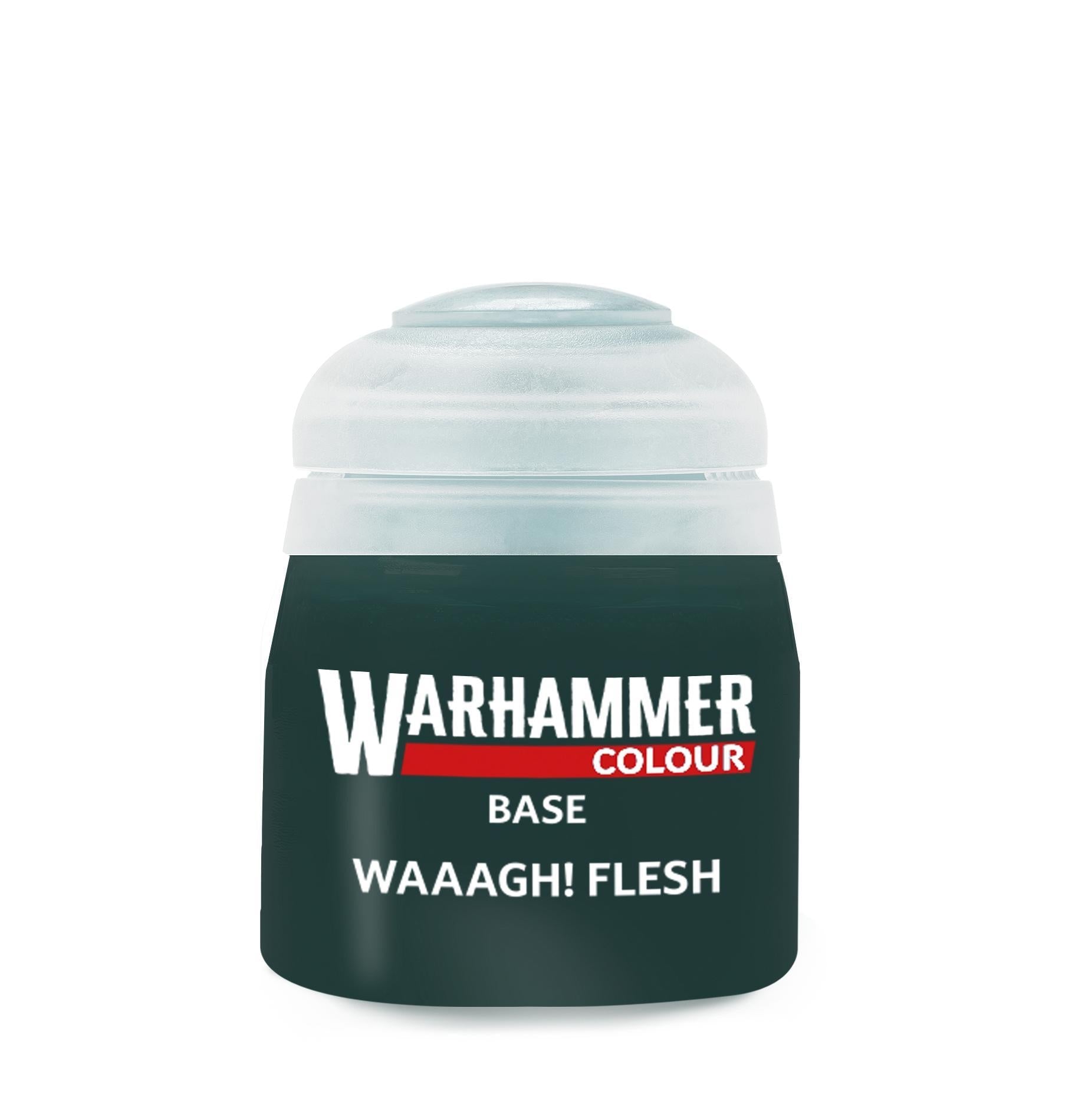 Warhammer Colour - Base: Waaagh! Flesh (12 ml) - The Feisty Goblin Gamehouse -