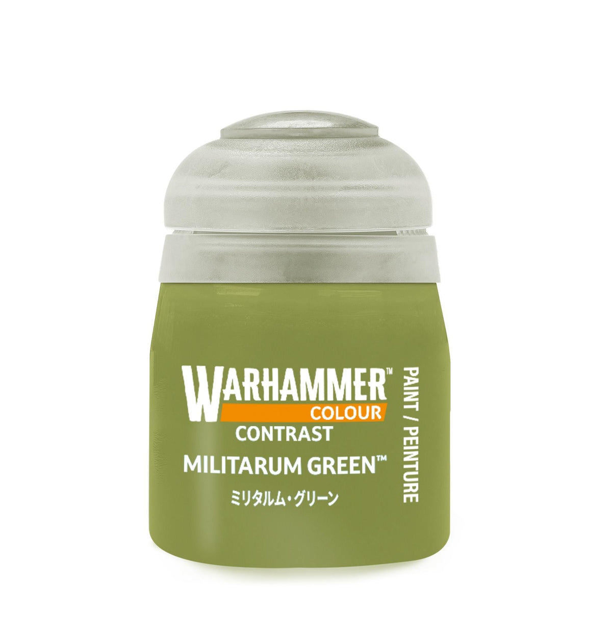 Warhammer Colour - Contrast: Militarum Green (18 ml) - The Feisty Goblin Gamehouse -