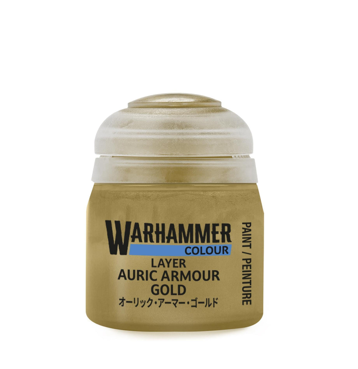 Warhammer Colour - Layer: Auric Armour Gold (12 ml) - The Feisty Goblin Gamehouse -